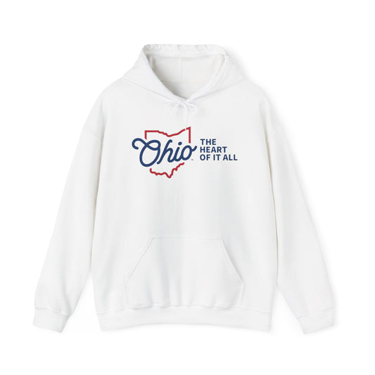 Ohio State Hoodie The Heart Of It All Unisex Heavy Blend™ Hooded Sweatshirt