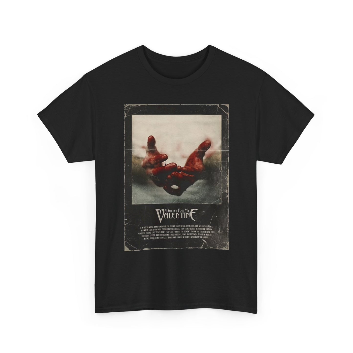 Bullet For My Valentine Graphic T Shirt Vintage Rock Unisex Heavy Cotton Tee