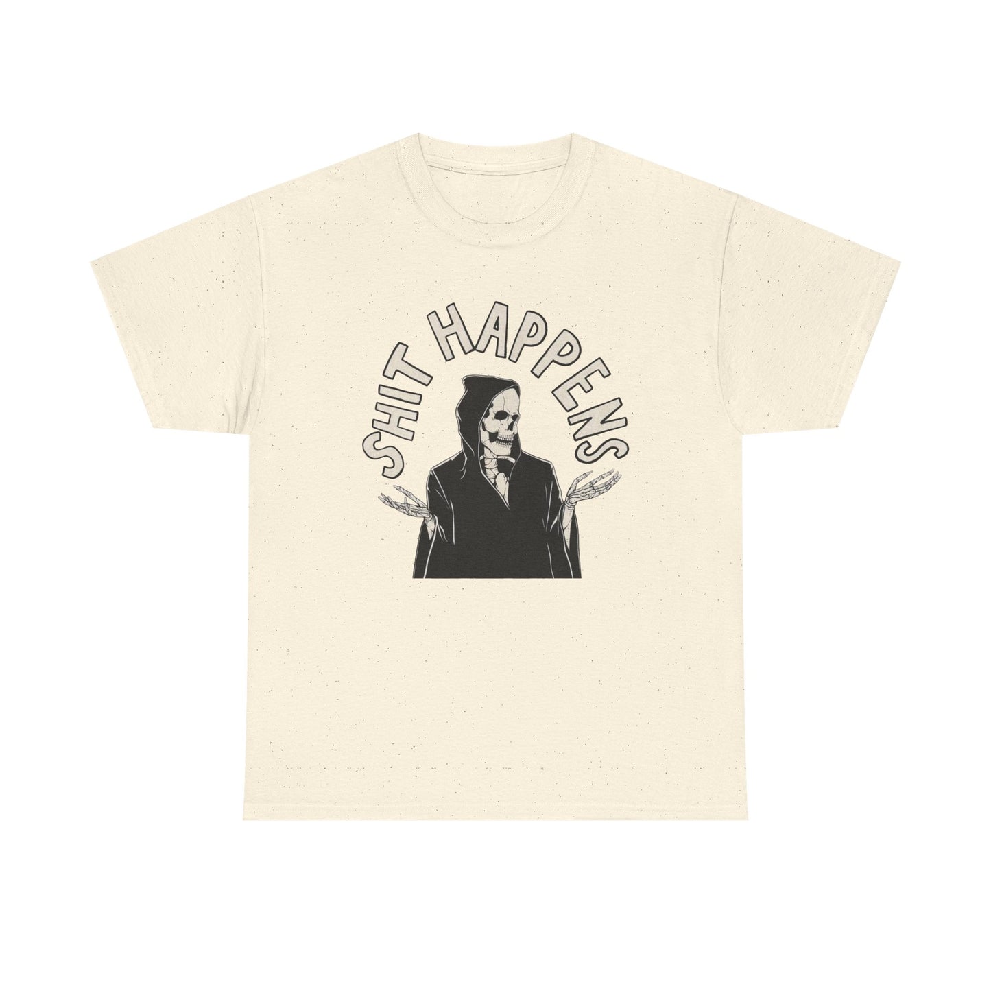 Things Happen Funny Graphic T Shirt NEW Unisex Heavy Cotton Tee
