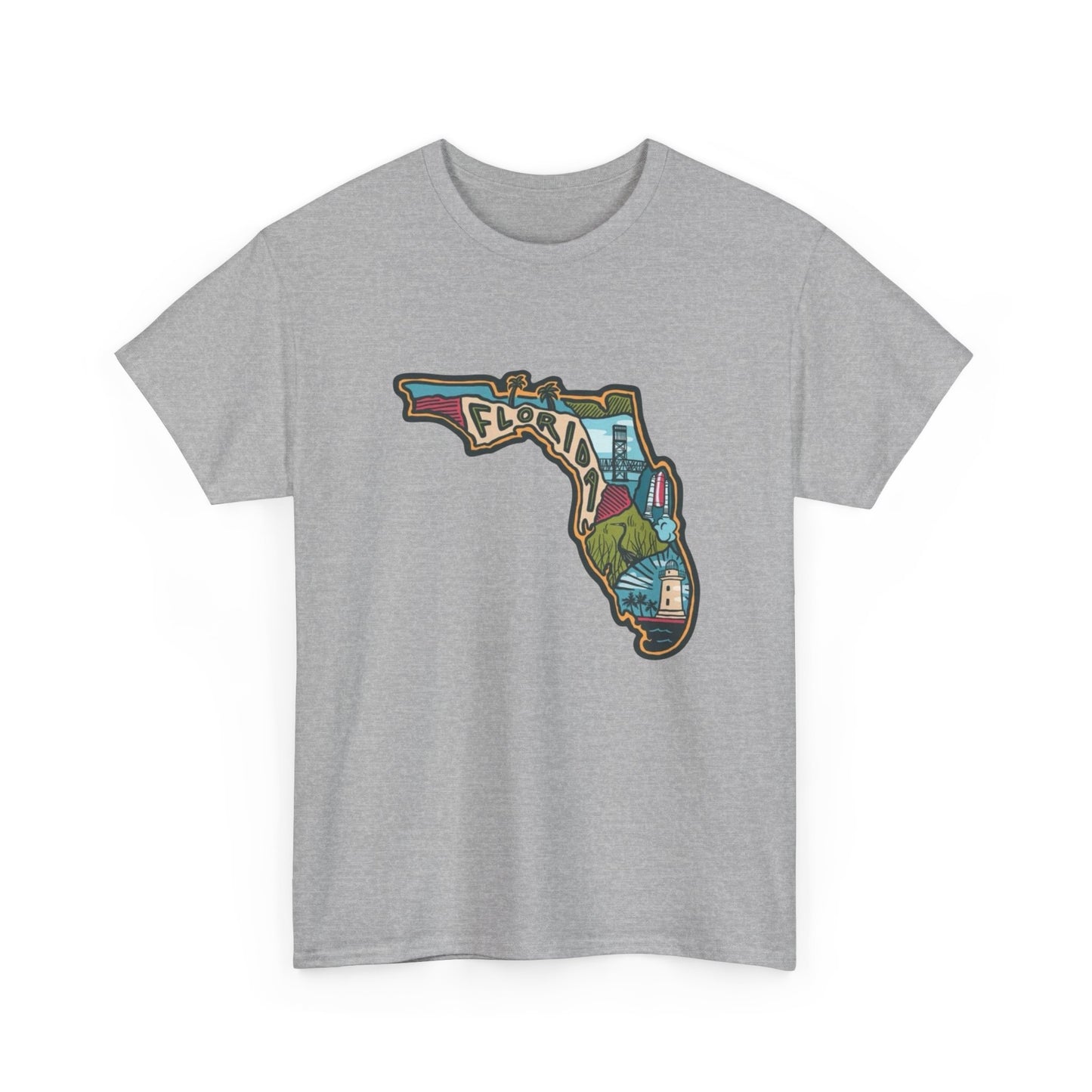 Florida Town USA Graphic T Shirt NEW Adult Tee
