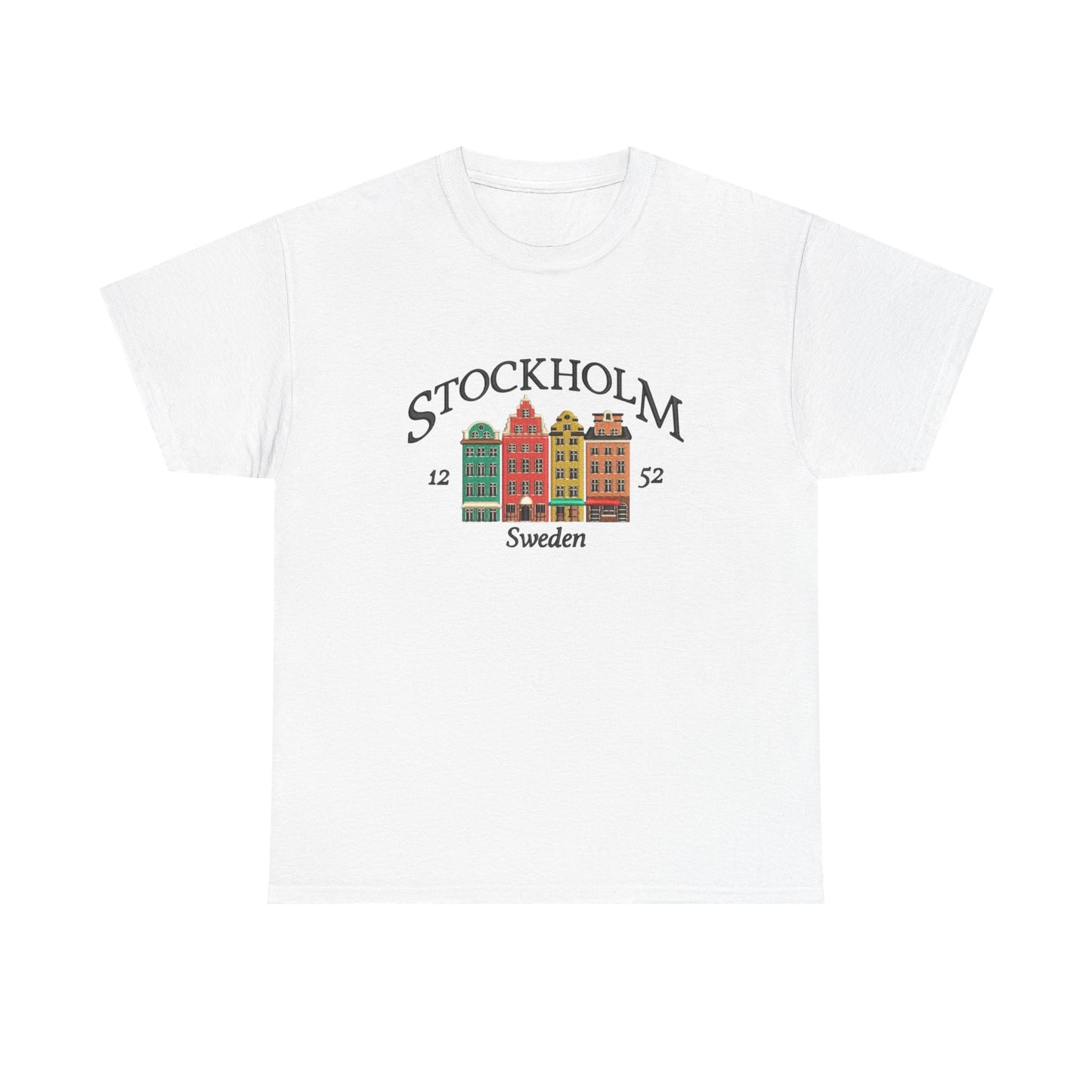 Stockholm Sweden Graphic T Shirt NEW Unisex Heavy Cotton Tee
