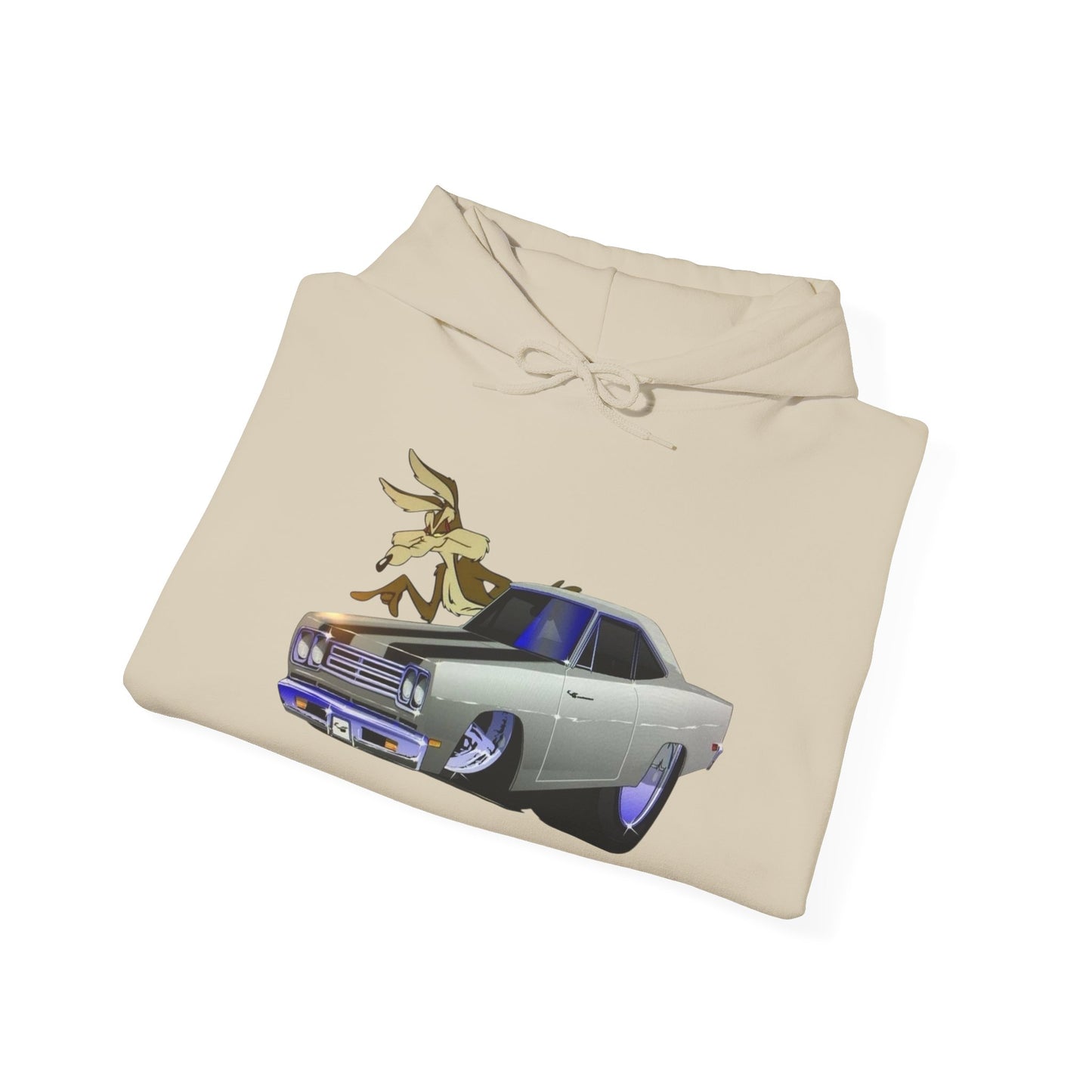Plymouth Roadrunner Classic Graphic Hoodie NEW Unisex Heavy Hooded Sweatshirt