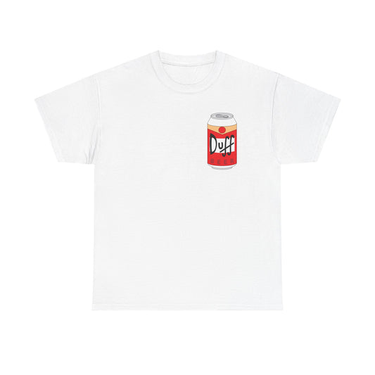 Duff Beer Graphic T Shirt Retro Simpsons Unisex Heavy Cotton Tee