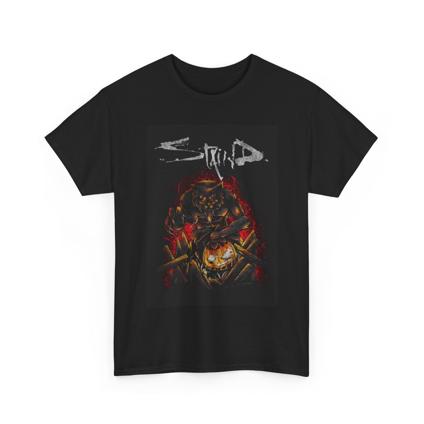 Staind T-shirt vintage rock art Aaron Lewis country boy Unisex Heavy Cotton Tee