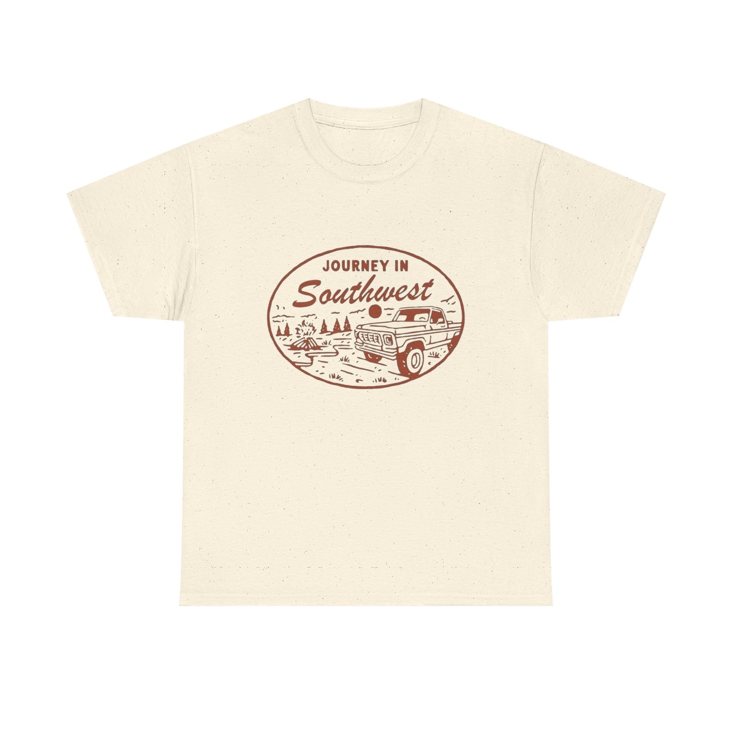 Journey In Southwest Graphic T Shirt Unisex Heavy Cotton Tee