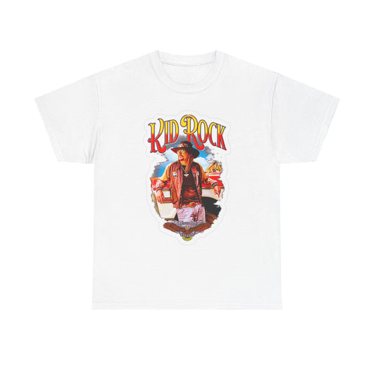 Kid Rock NEW Graphic T Shirt Vintage Funny Retro Unisex Heavy Cotton Tee