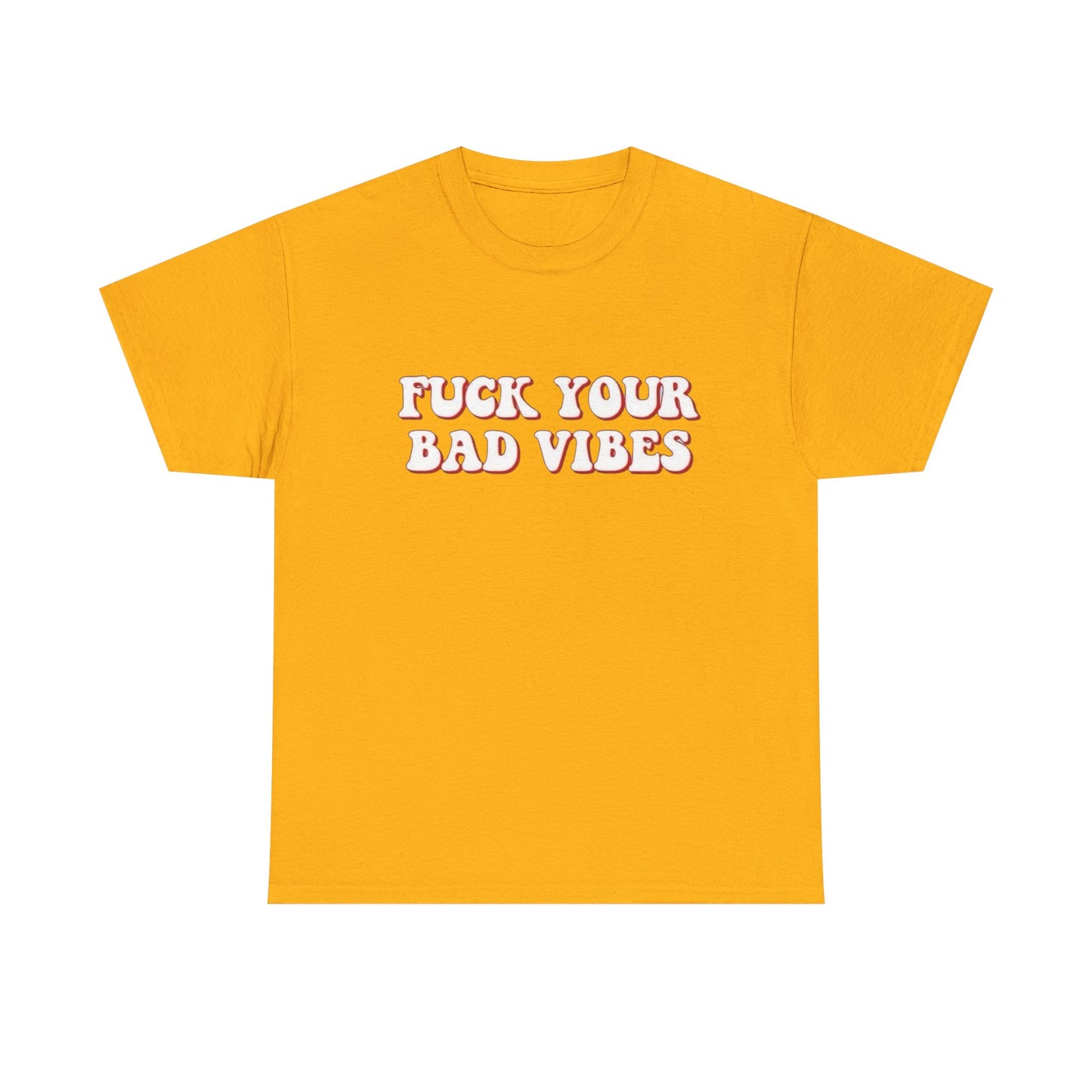 Keep Your Bad Vibes Graphic T Shirt NEW Adult Tee