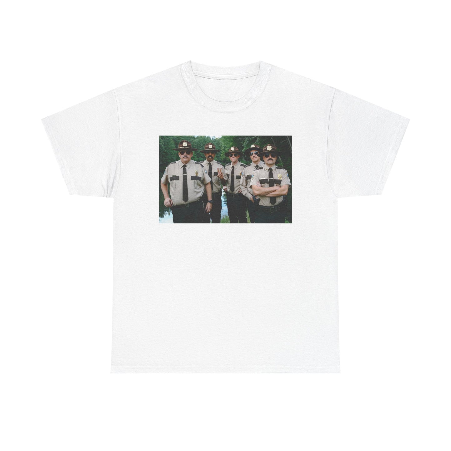 Super Troopers Graphic T Shirt Vintage Movie Poster Retro Unisex Heavy Cotton