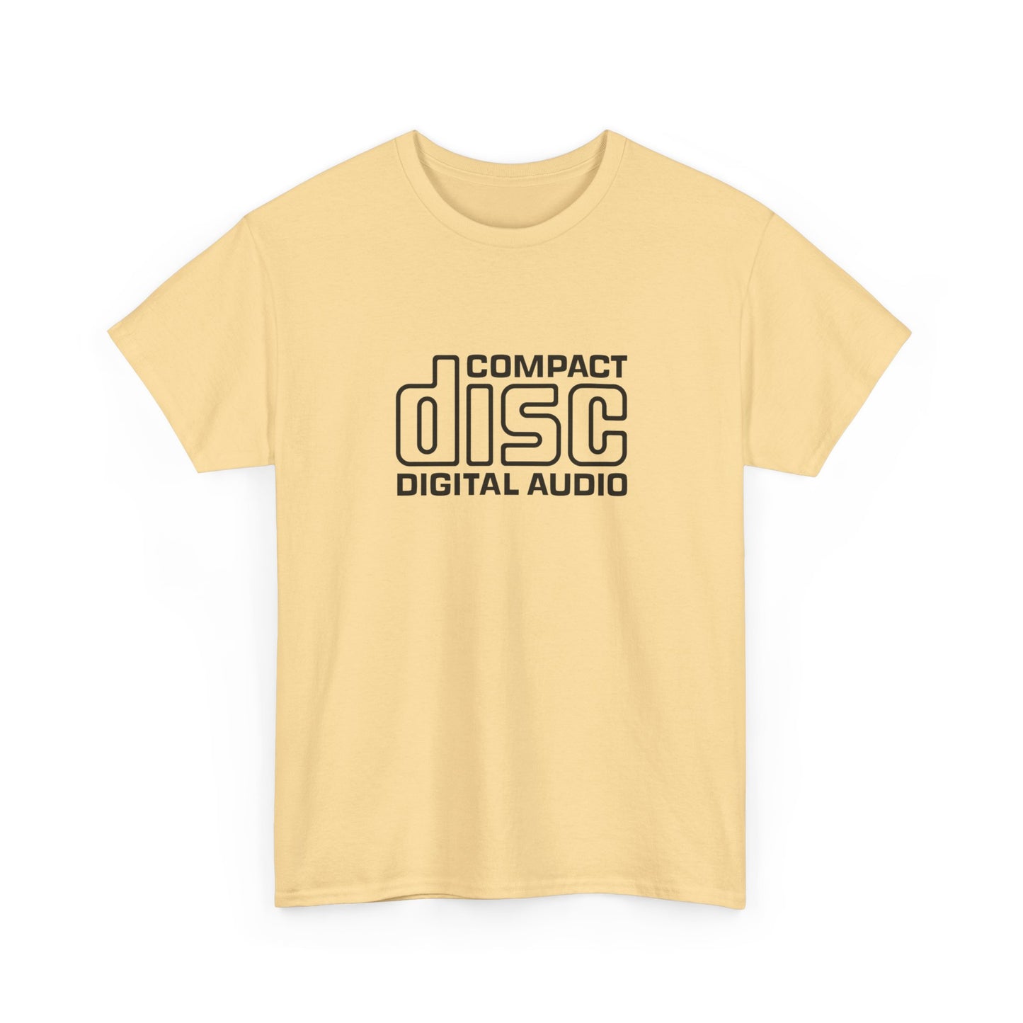 Compact Disc Retro Graphic T Shirt NEW Adult Unisex Heavy Cotton Tee