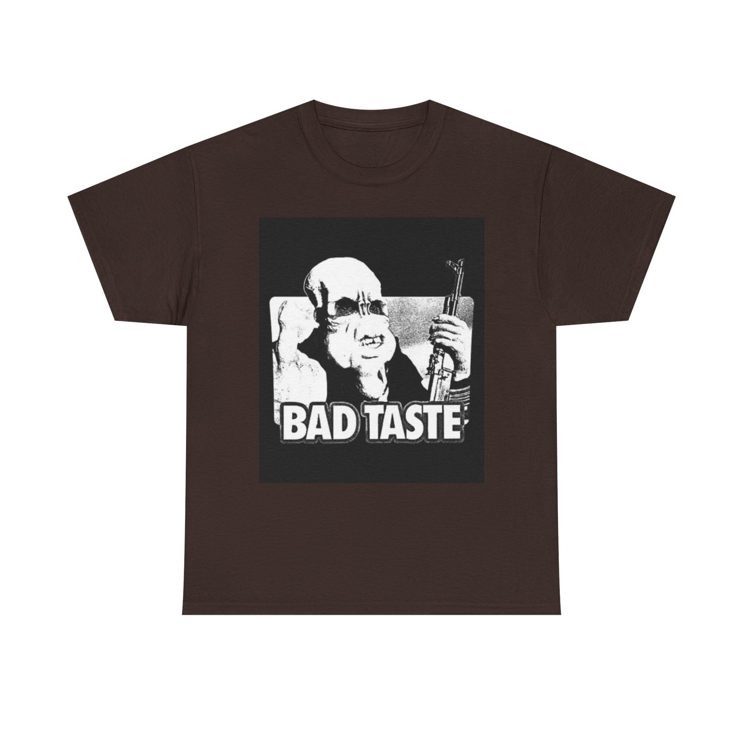 Bad Taste Poster Shirt Retro Graphic Art Unisex Heavy Cotton Tee