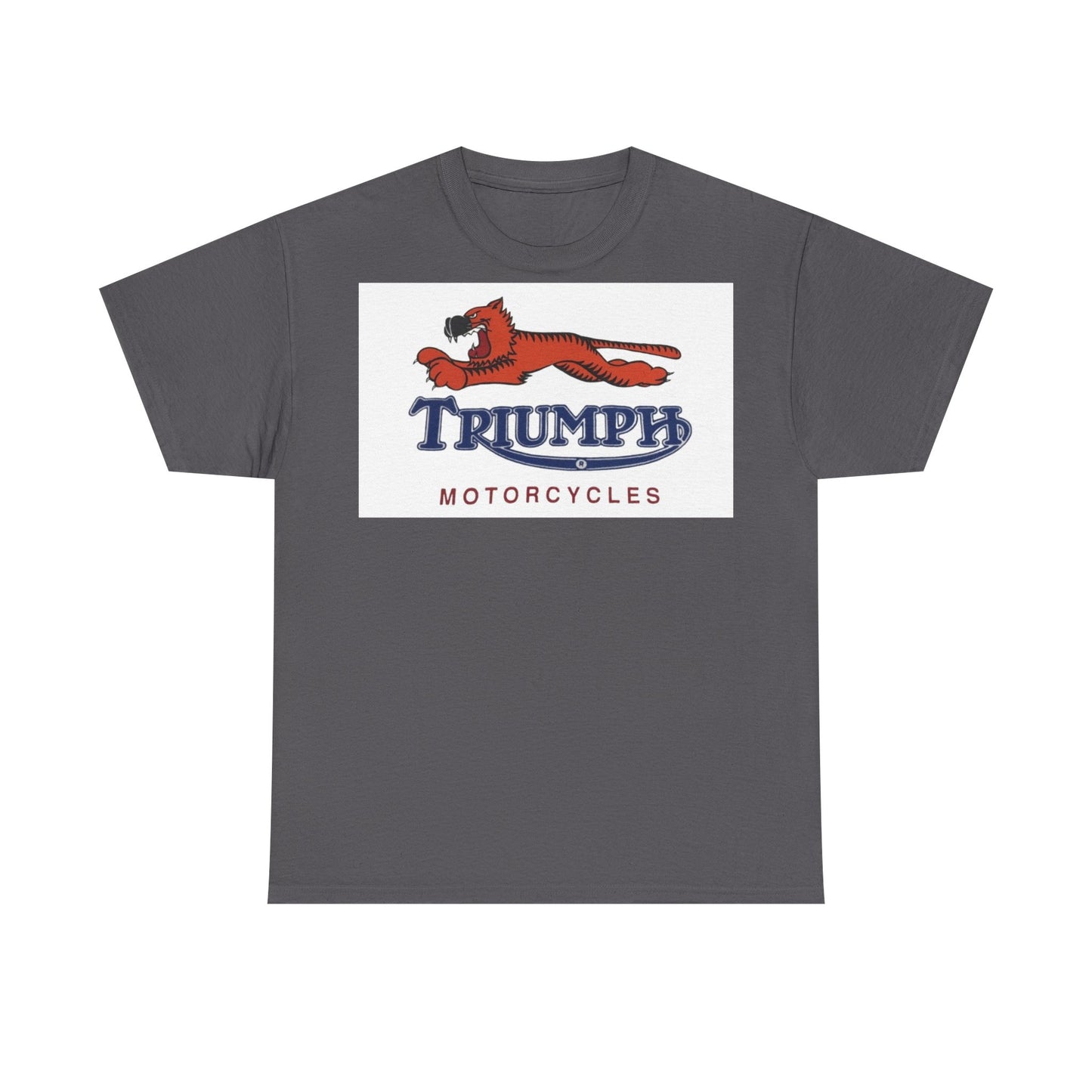 Triumph T-shirt vintage motorcycles nostalgia Tiger Unisex Heavy Cotton Tee