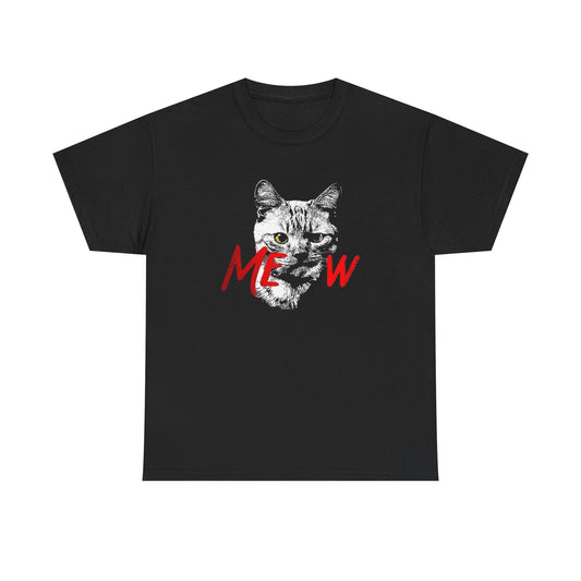 Grumpy Cat Meow Funny Graphic T Shirt NEW Heavy Cotton Tee