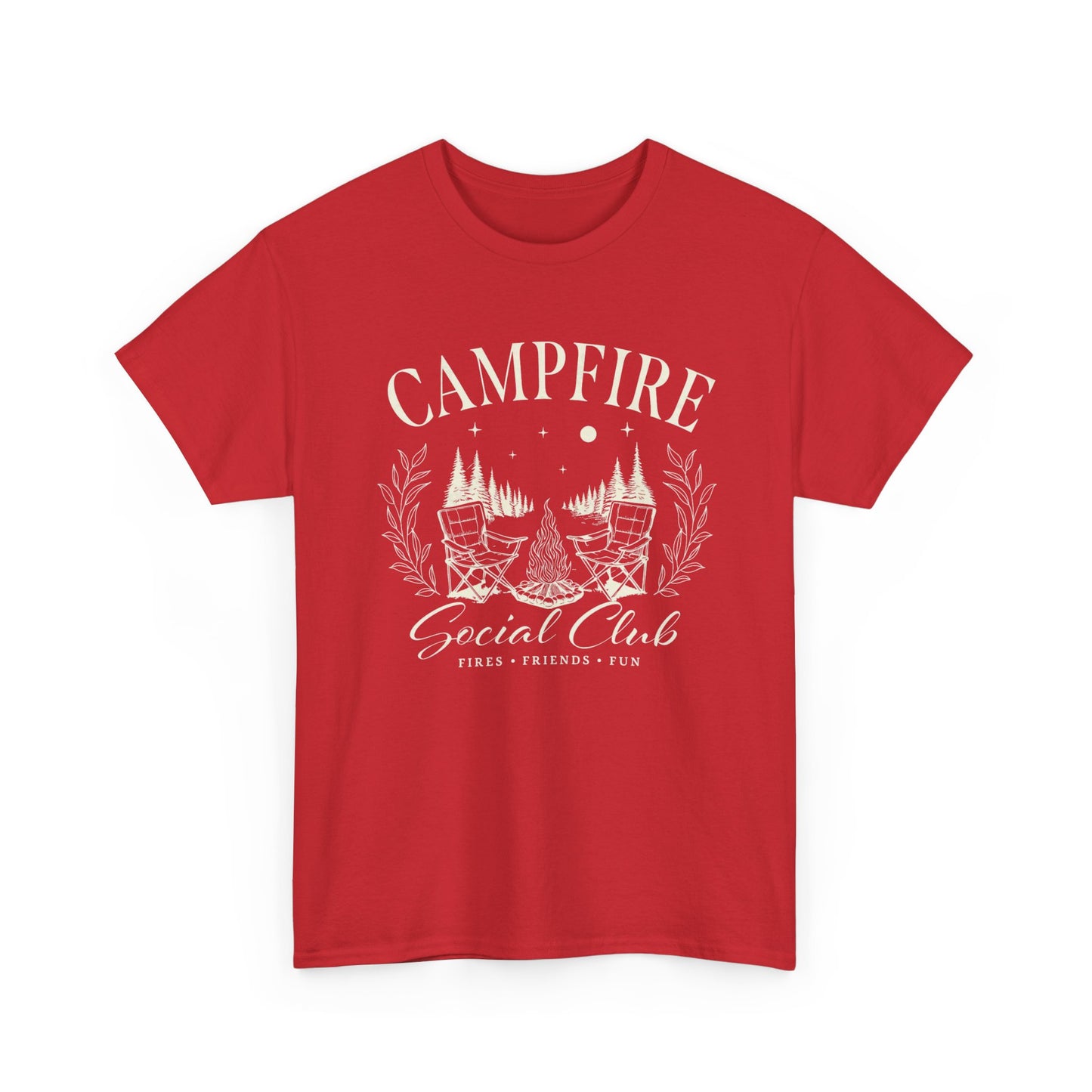 Campfire Social Club Graphic T Shirt Unisex Heavy Cotton Tee