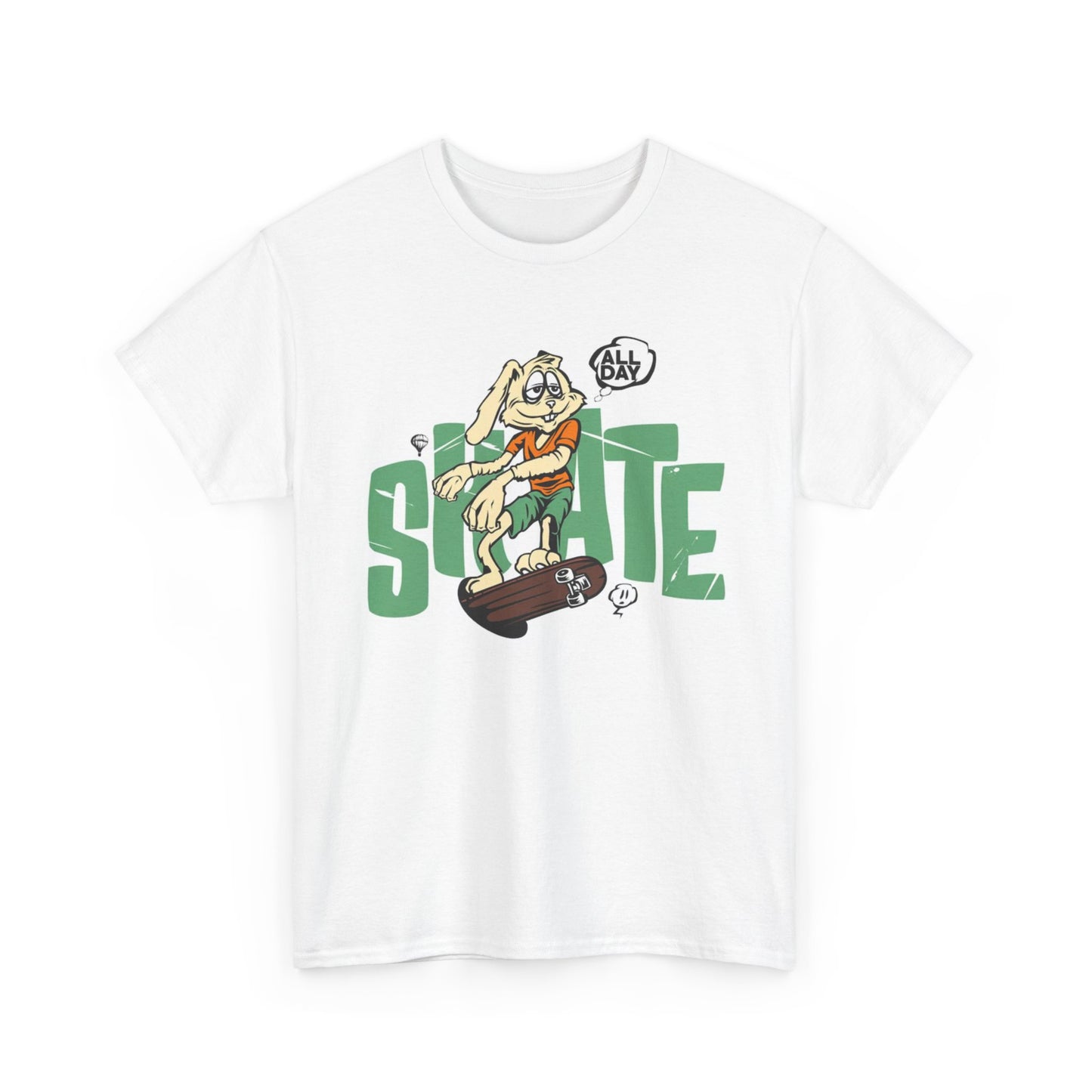 Skate All Day Graphic T Shirt Brand New Cotton Tee