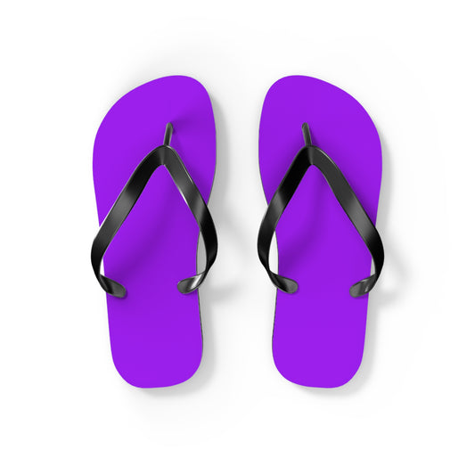 Neon Purple Flip Flops, Sandals Slides, Summer Footwear, Brand New