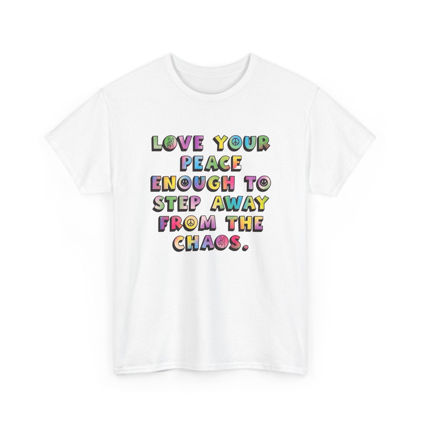 Love Your Peace Graphic T Shirt Unisex Cotton Tee - New Gift - Tee