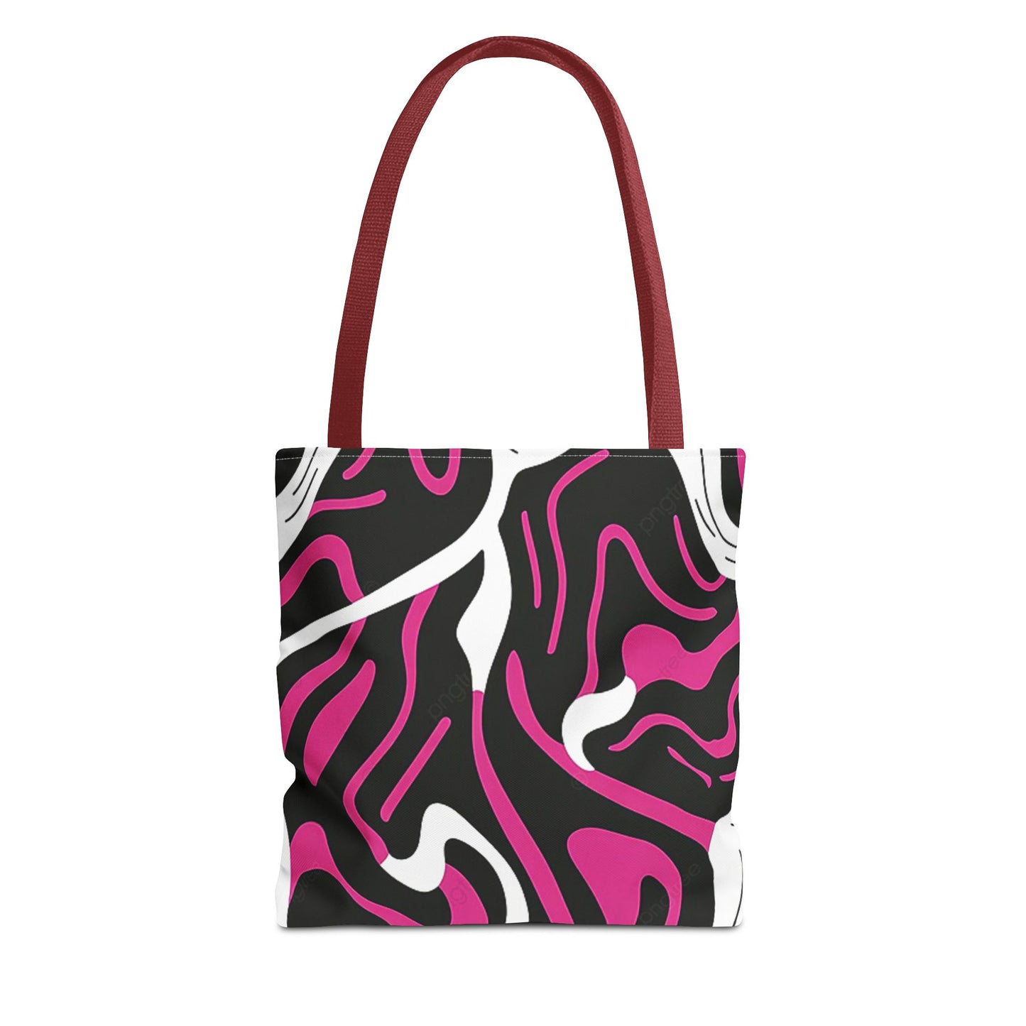Pink And Black BRAND NEW Modern Purse - Pocketbook - Travel Tote Bag (AOP)