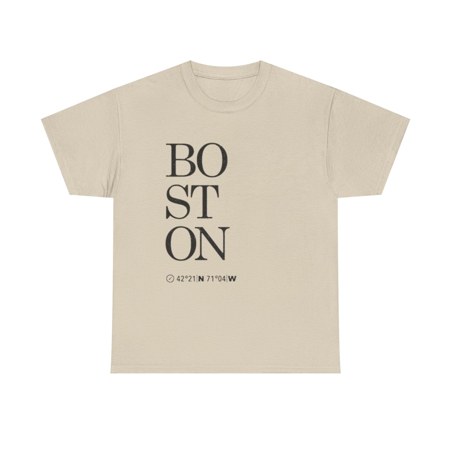 Boston Modern Classic Graphic T Shirt Unisex NEW Heavy Cotton Tee