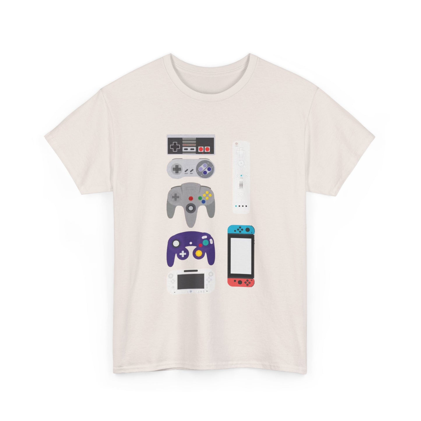 Gaming Controller Tshirt Vintage N64 Retro Unisex Heavy Cotton Tee USA SELLER
