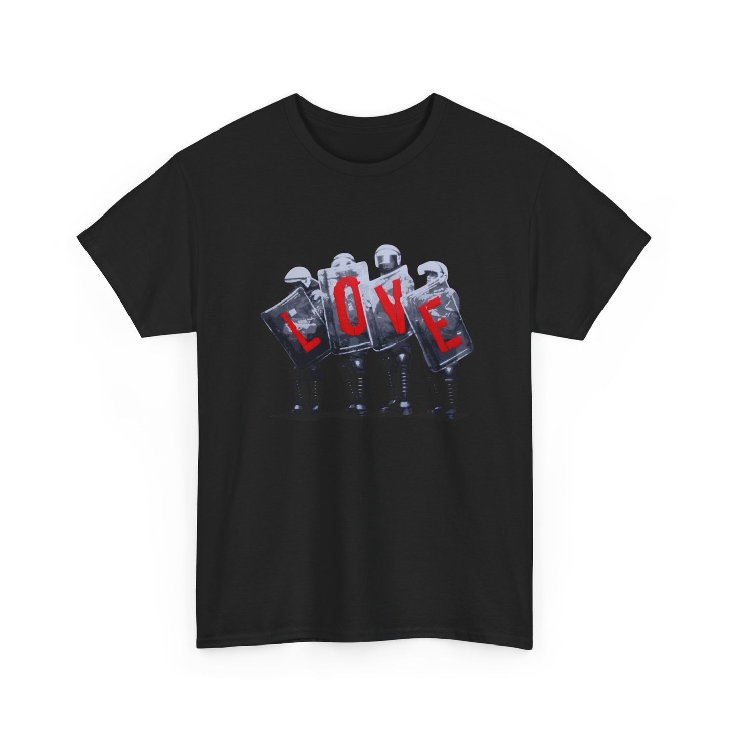 Love Riot Graphic T Shirt NEW GIFT Unisex Heavy Cotton Tee