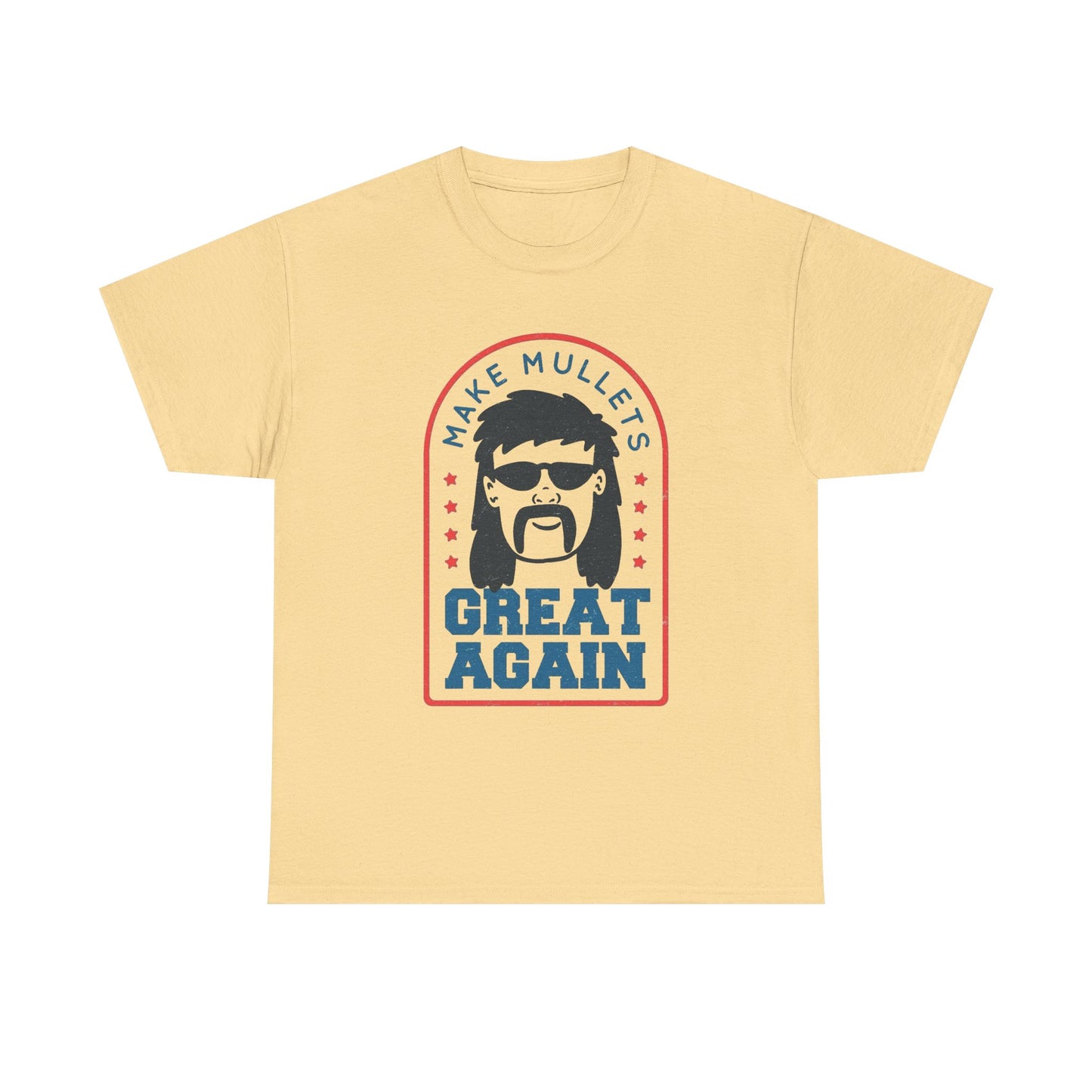 Make Mullets Great Again Funny Graphic T Shirt NEW ADULT