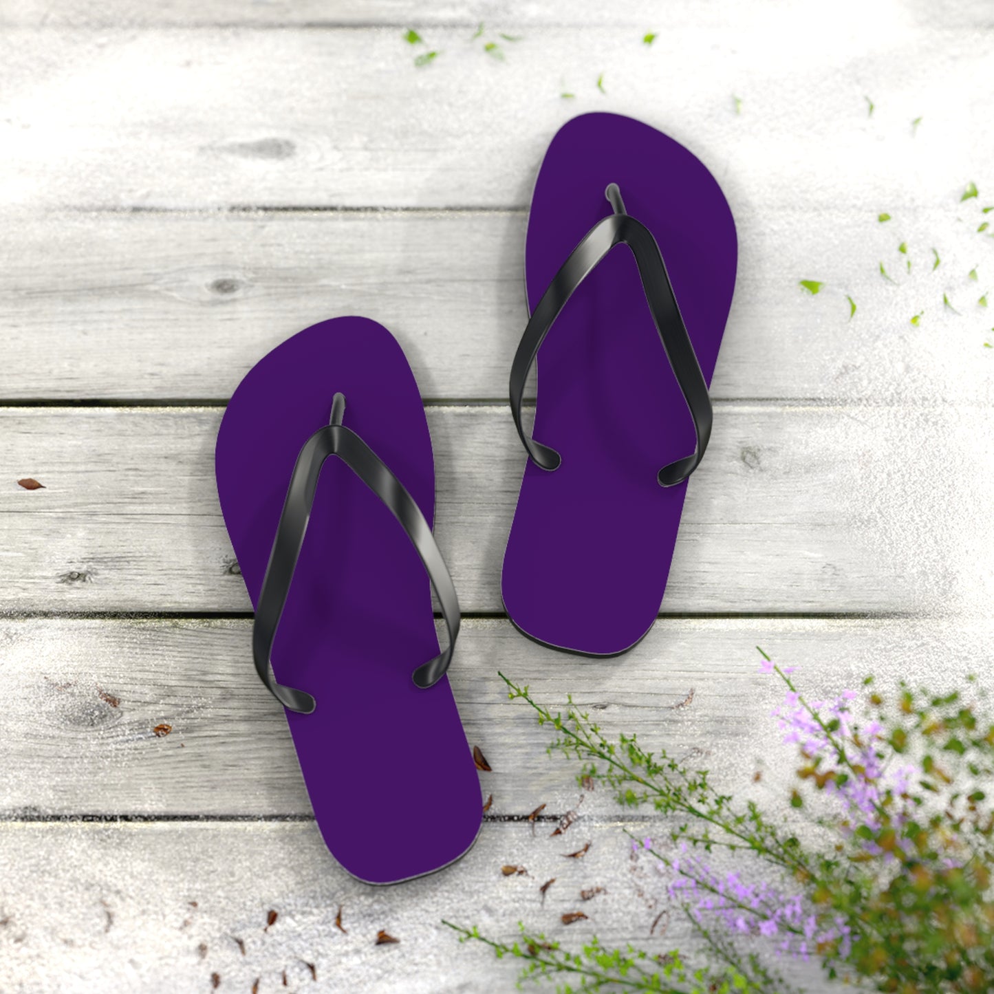 Concord Purple Flip Flops, Sandals Slides, Summer Footwear, Brand New