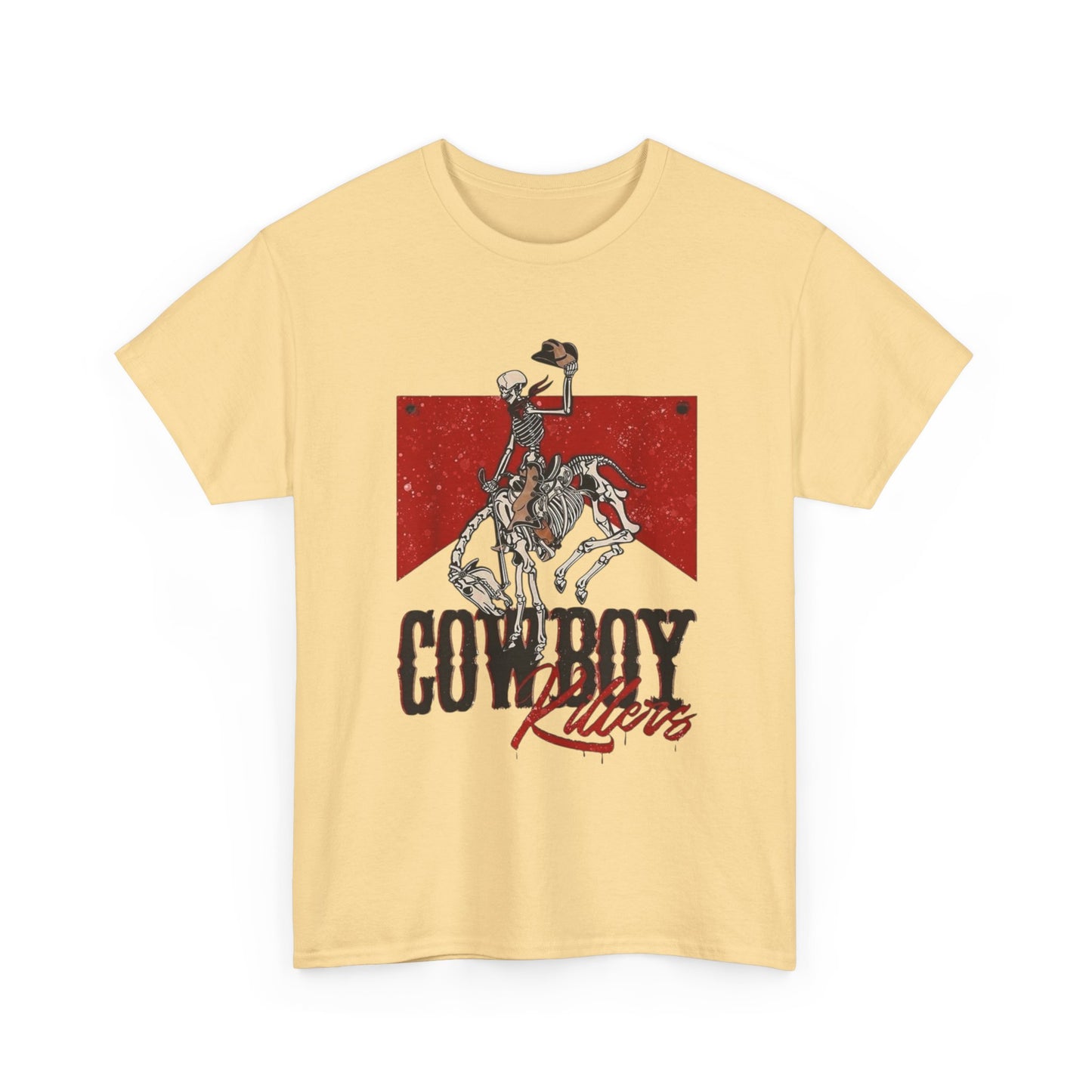 Cigarette Cowboy Killers Graphic T Shirt Unisex Heavy Cotton Tee