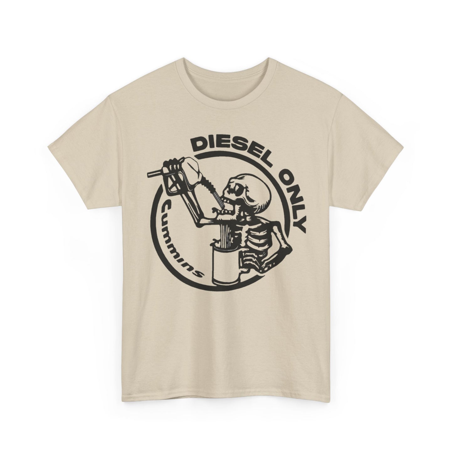 Diesel Only Cummins Graphic T Shirt Unisex Heavy Cotton Tee NEW