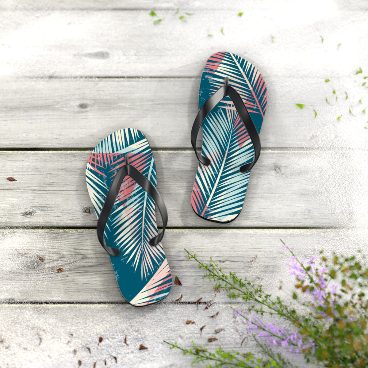 Summer Flowers Sandals Summer Flip Flops Slides BRAND NEW