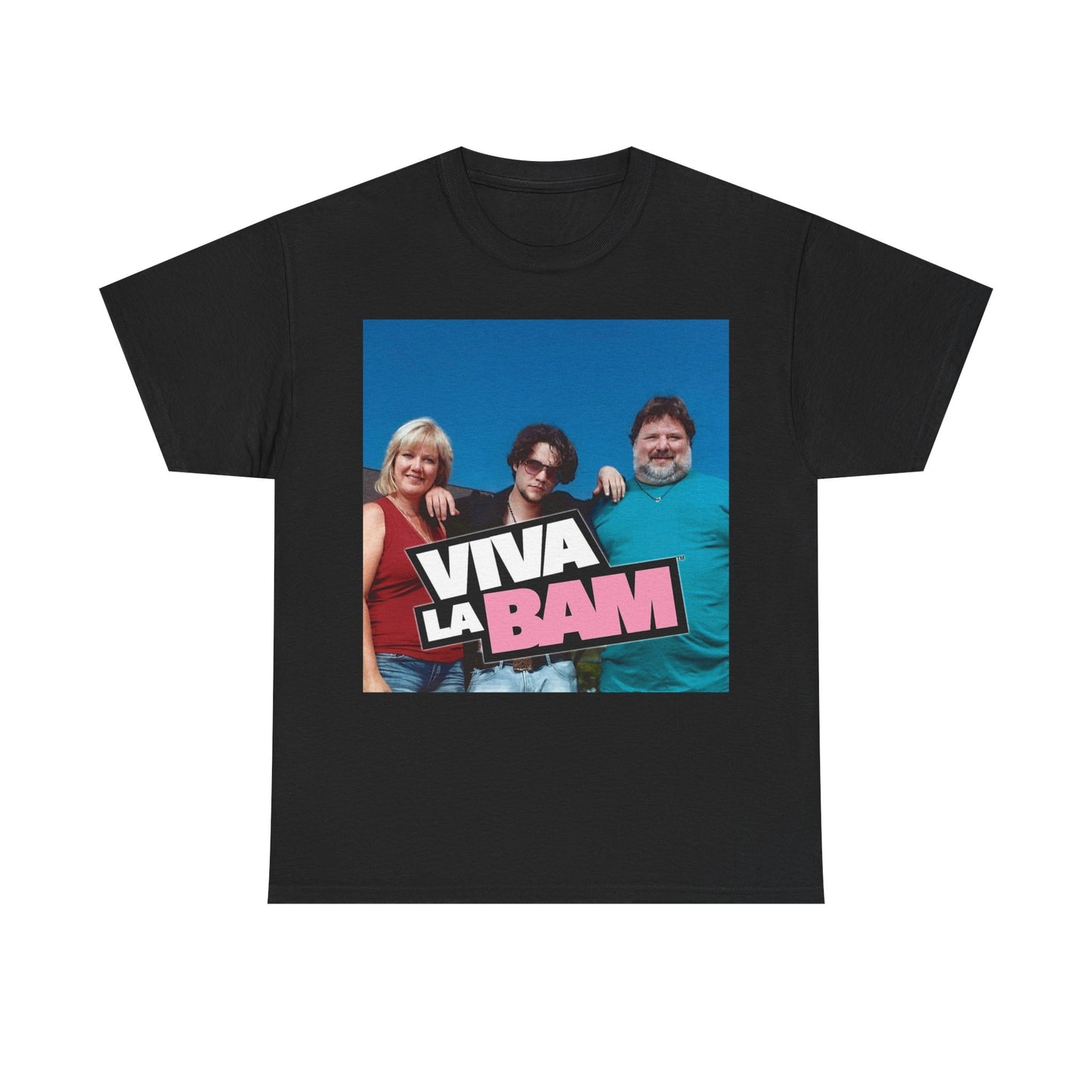 Viva La Bam Tshirt MTV Bam Margera TV Series Skateboarding Unisex Heavy Cotton k