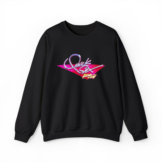 Quicksex Fm Vintage Graphic Sweater Men's Adult Crewneck Sweatshirt