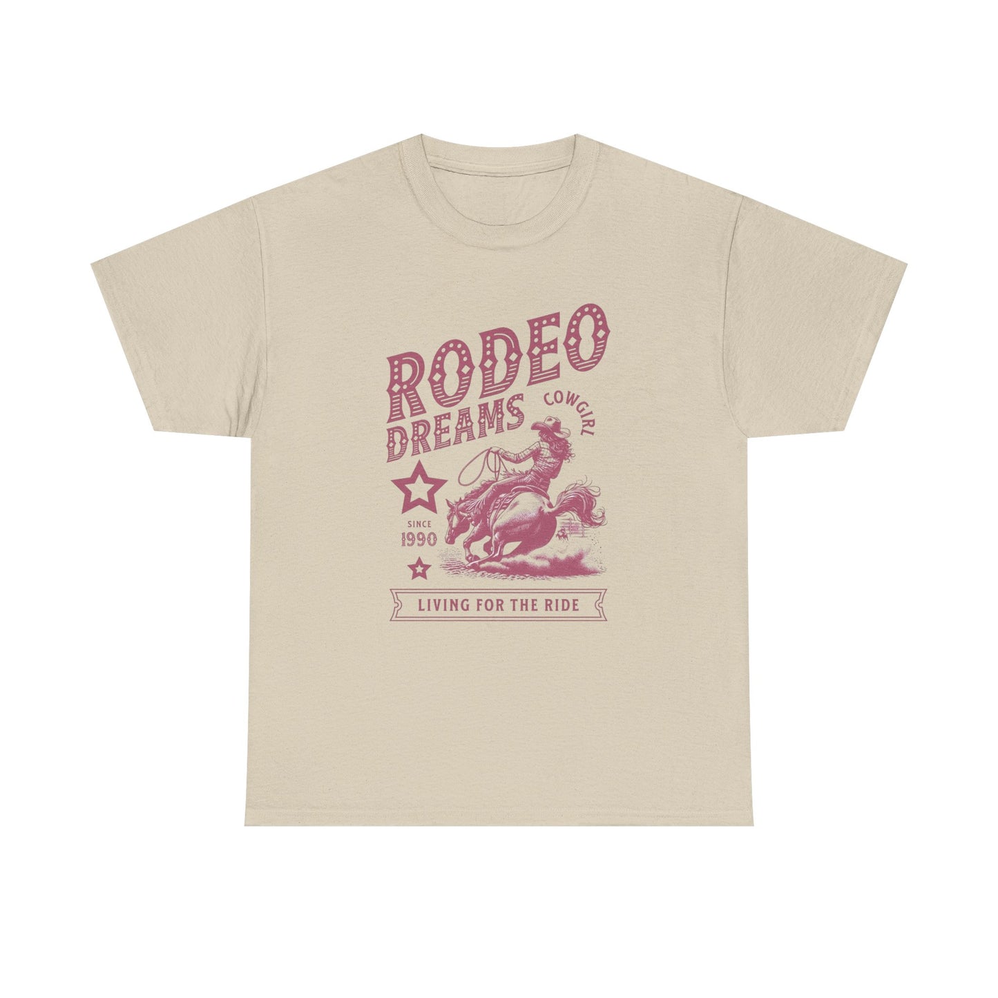 Cowgirl Rodeo Dreams Graphic T Shirt Unisex Heavy Cotton Tee