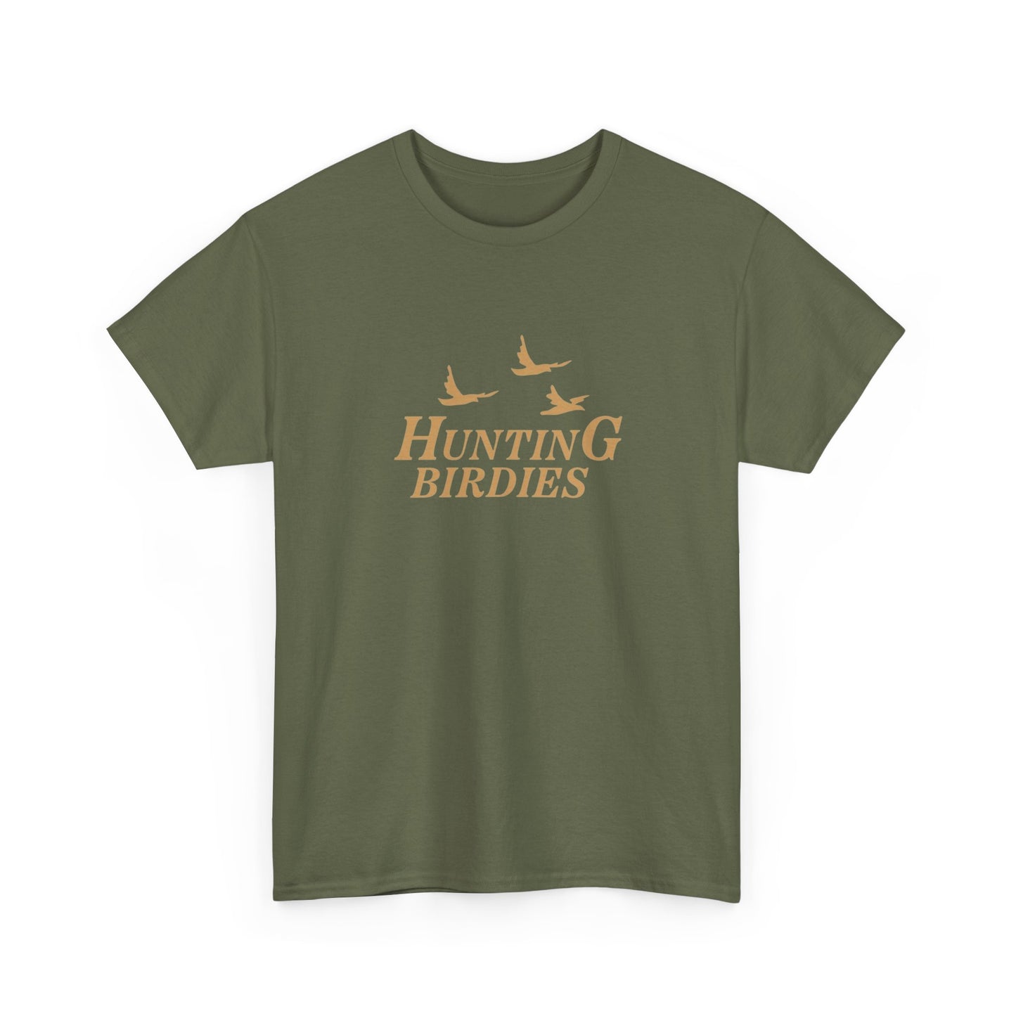 Hunting Birdies Outdoors Graphic T Shirt ADULT NEW Unisex Heavy Cotton Tee
