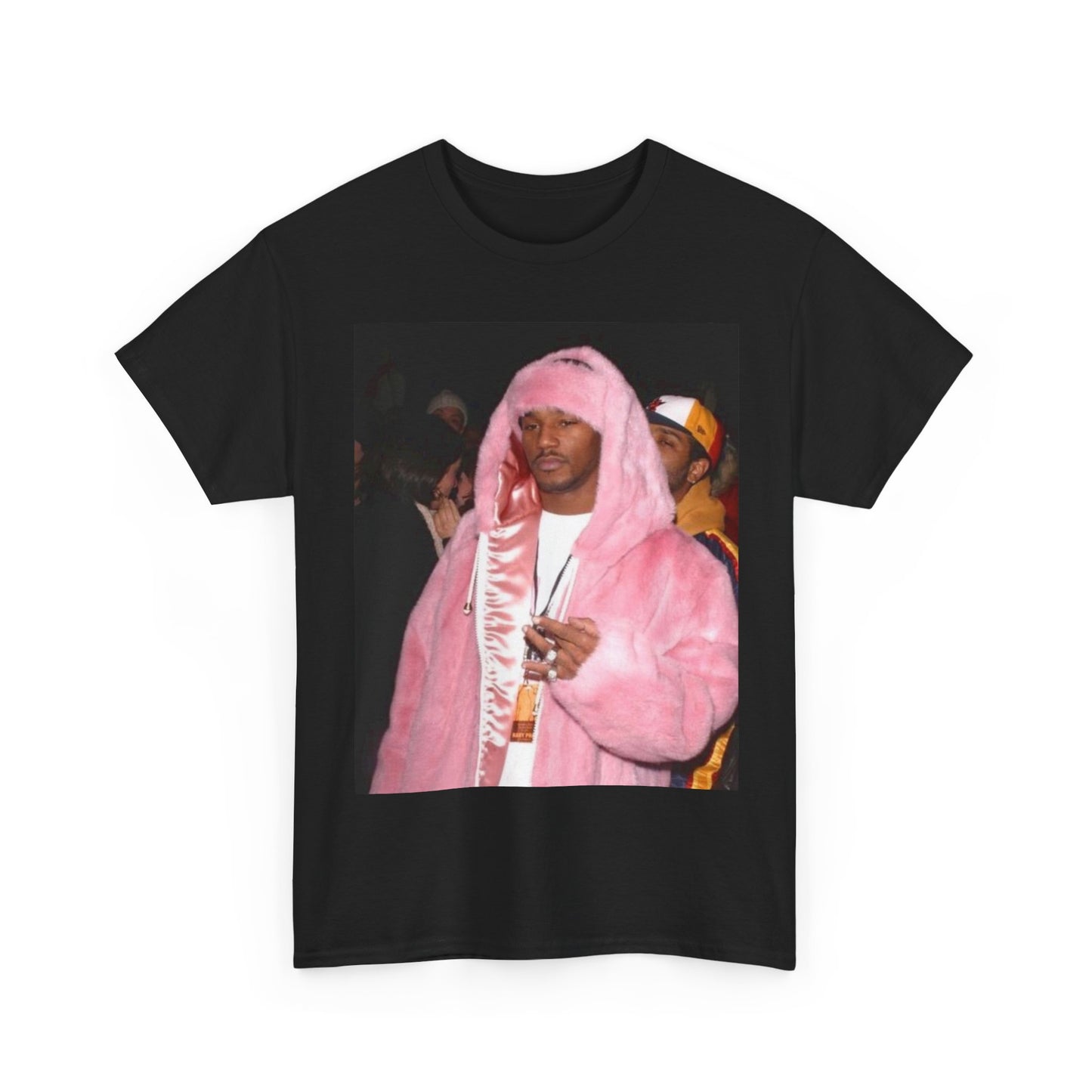 Camron diplomats T-shirt vintage pink fur coat graphic Rap Unisex Heavy Cotton