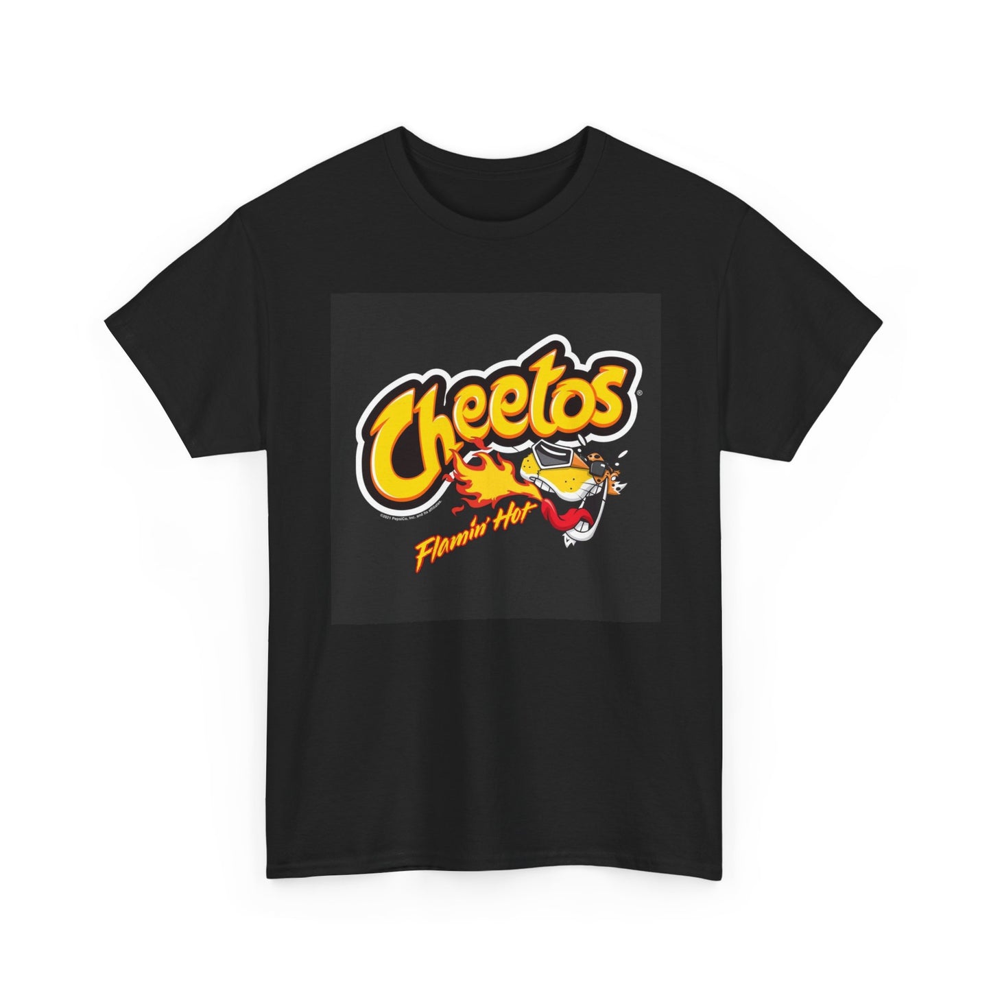 Cheetos Graphic T Shirt Unisex Heavy Cotton Tee