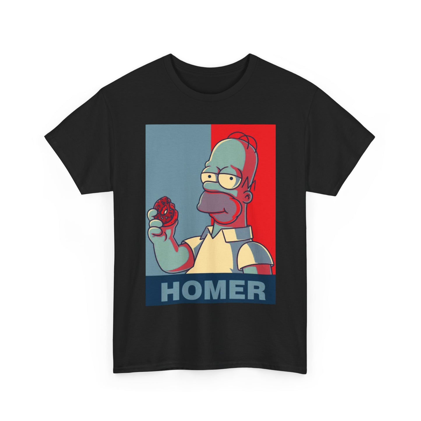 Homer Simpson Tshirt Vintage Donut Graphic Gaming Unisex Heavy Cotton Tee