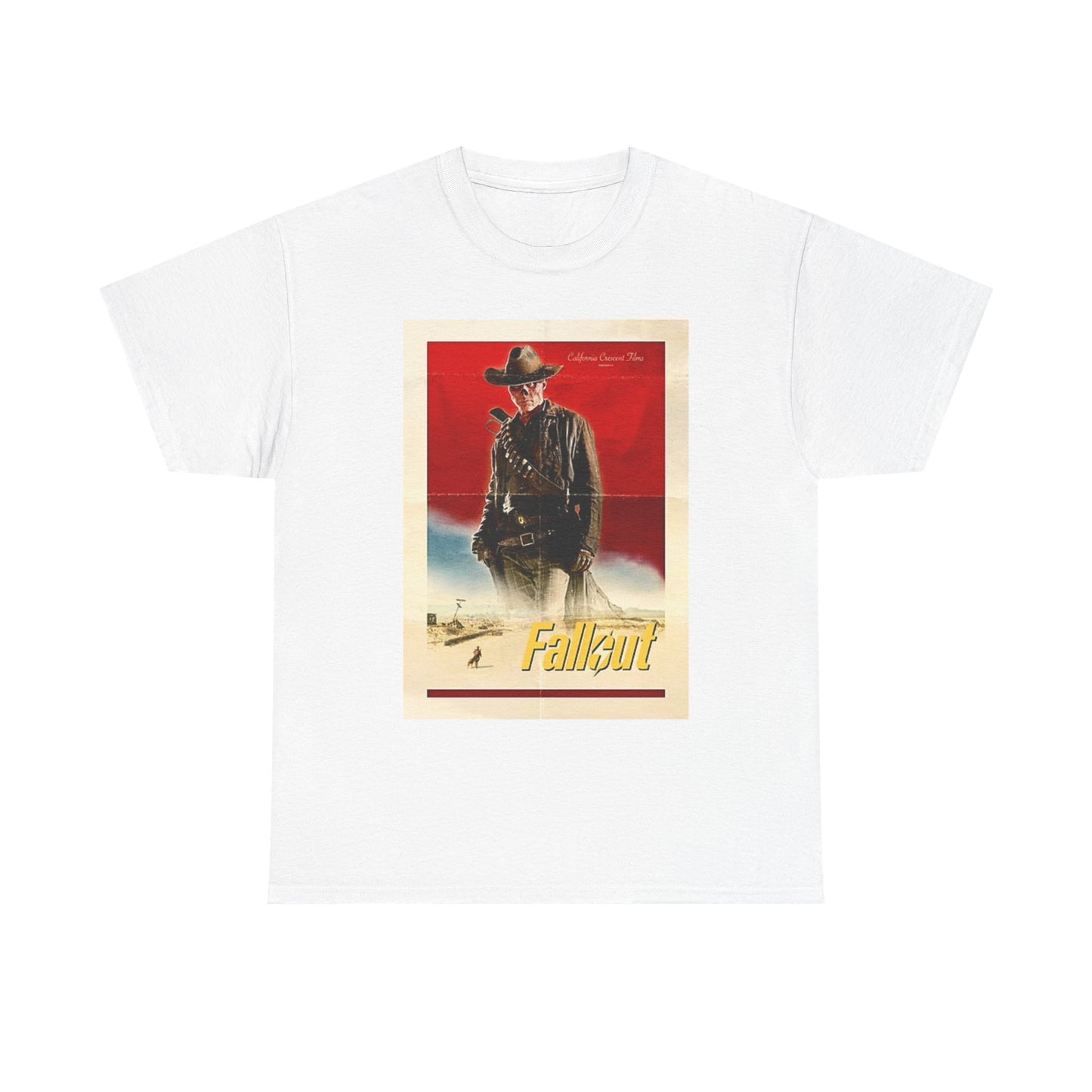 Fallout T Shirt Retro Tv Series Unisex Heavy Cotton Tee