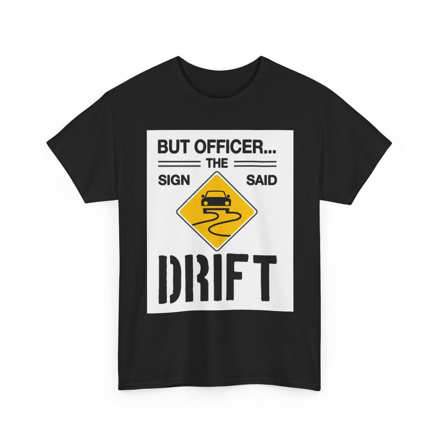 Funny Drifting Graphic T Shirt Car Gear Unisex Heavy Cotton Tee