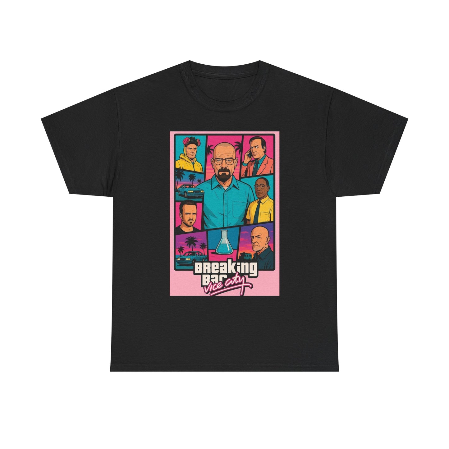 Vice City Breaking Bad Retro Graphic T Shirt NEW ADULT Tee