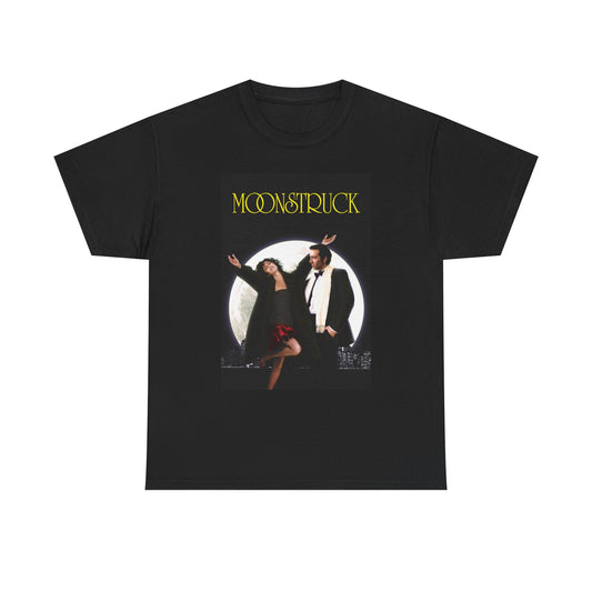 Moonstruck Movie Poster Shirt Retro Unisex Heavy Cotton Tee
