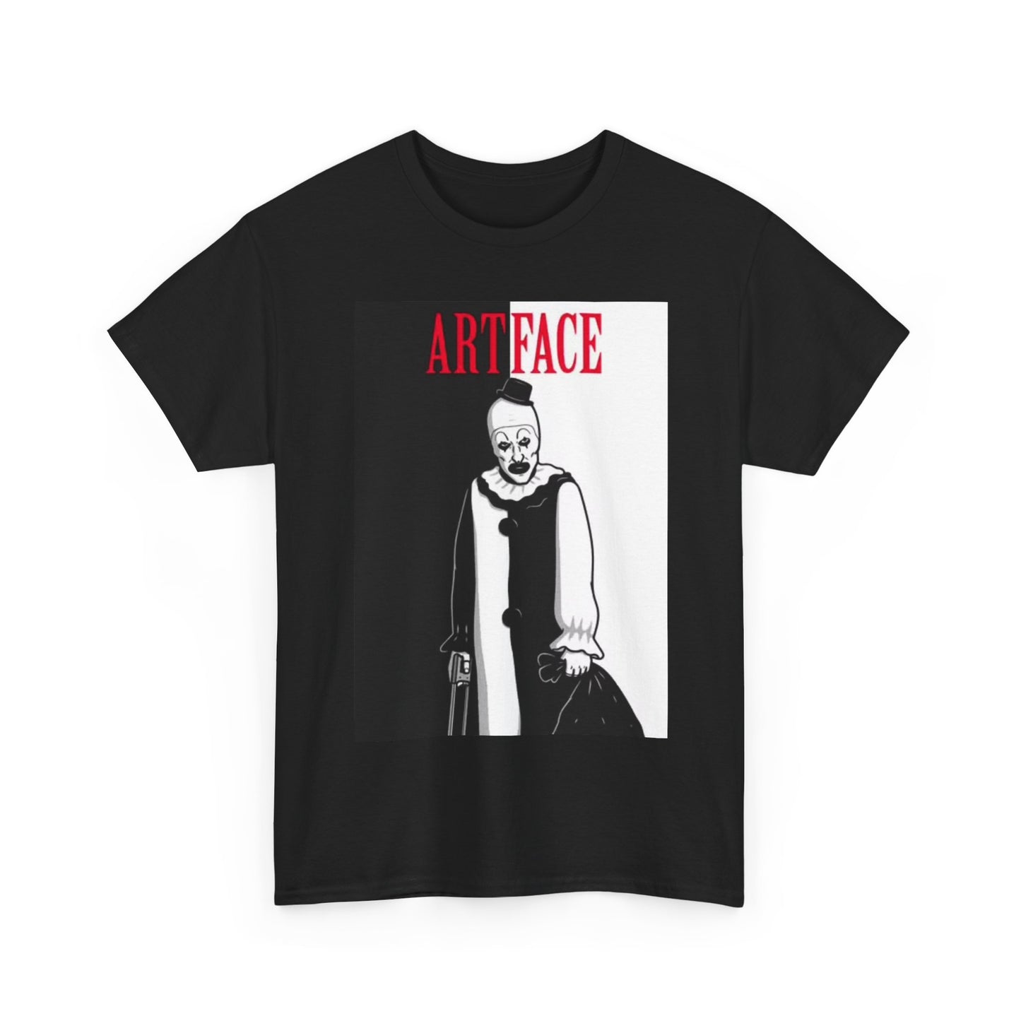 Terrifier Artface Shirt Horror Film Movie Poster Retro Unisex Heavy Cotton Tee