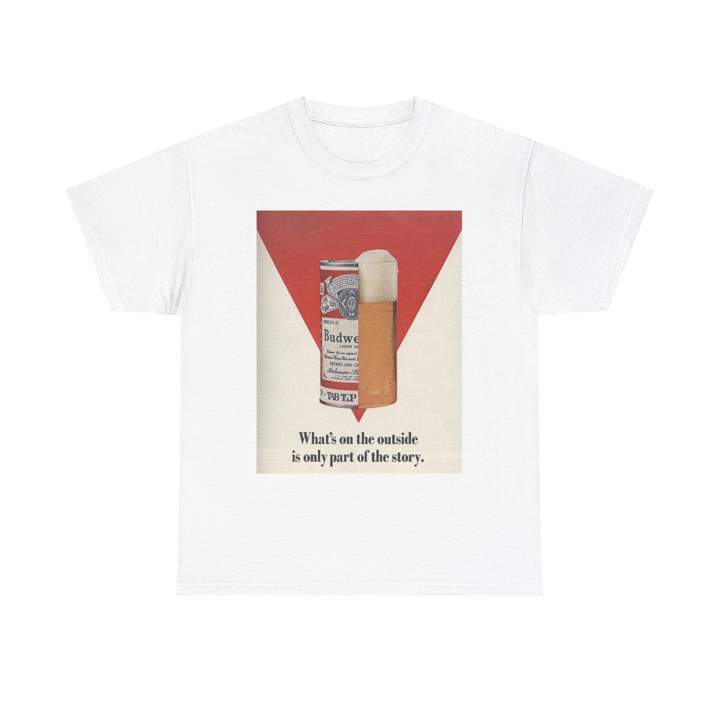 Bud Poster Vintage Retro 80s T Shirt Unisex Heavy Cotton Tee Gift