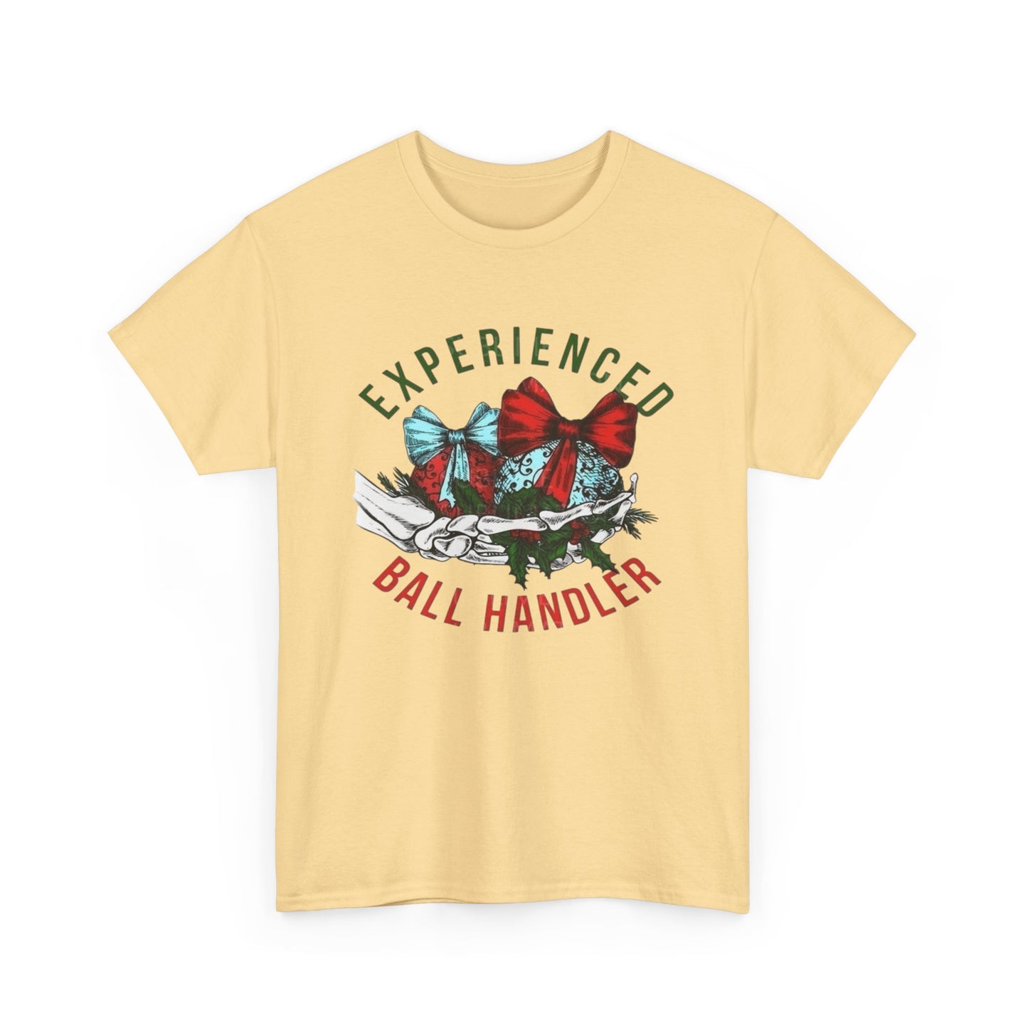Experienced Ball Handler Christmas Graphic T Shirt Unisex NEW Heavy Cotton Tee