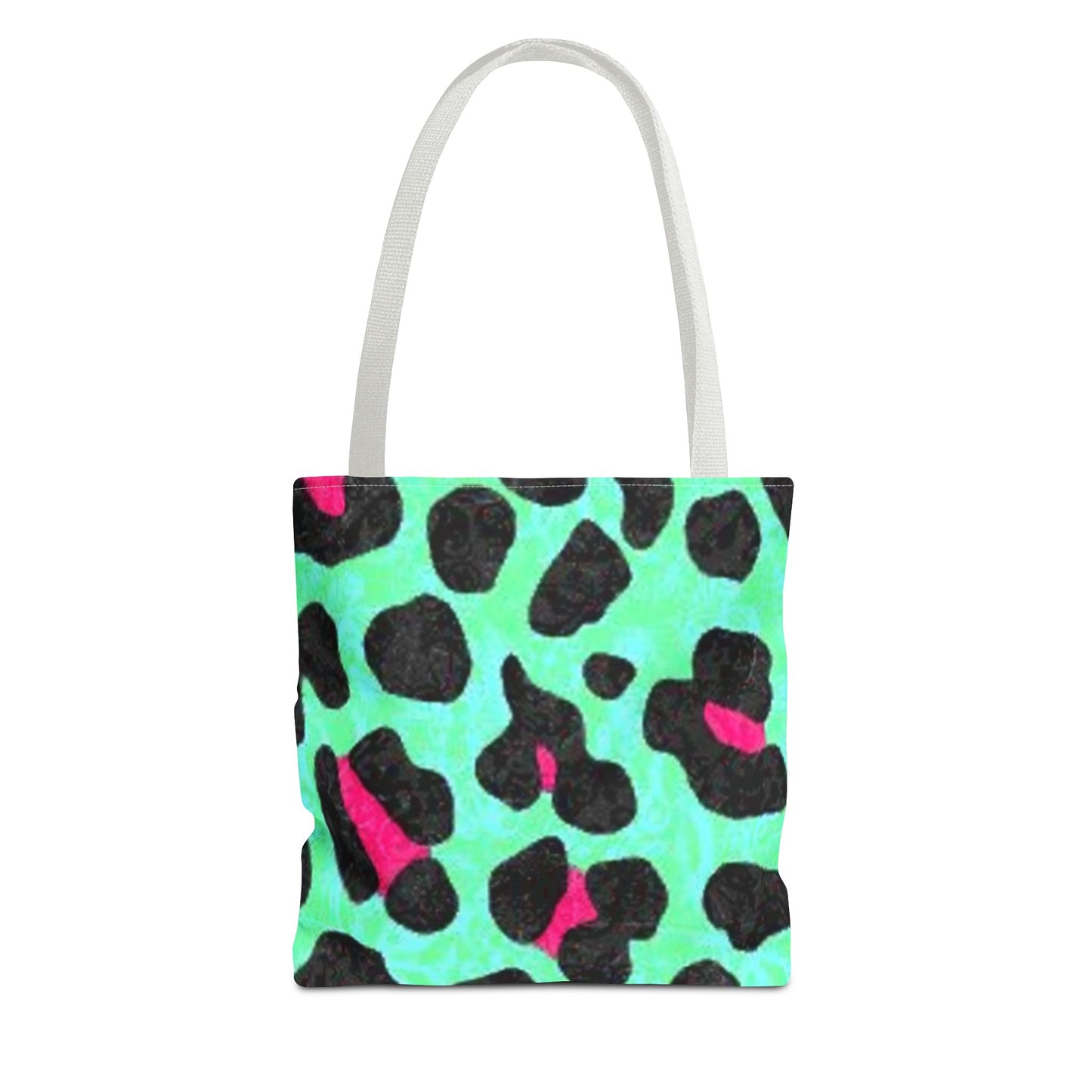 Green And Pink Cheetah Print BRAND NEW Purse, Pocketbook,Travel Tote Bag