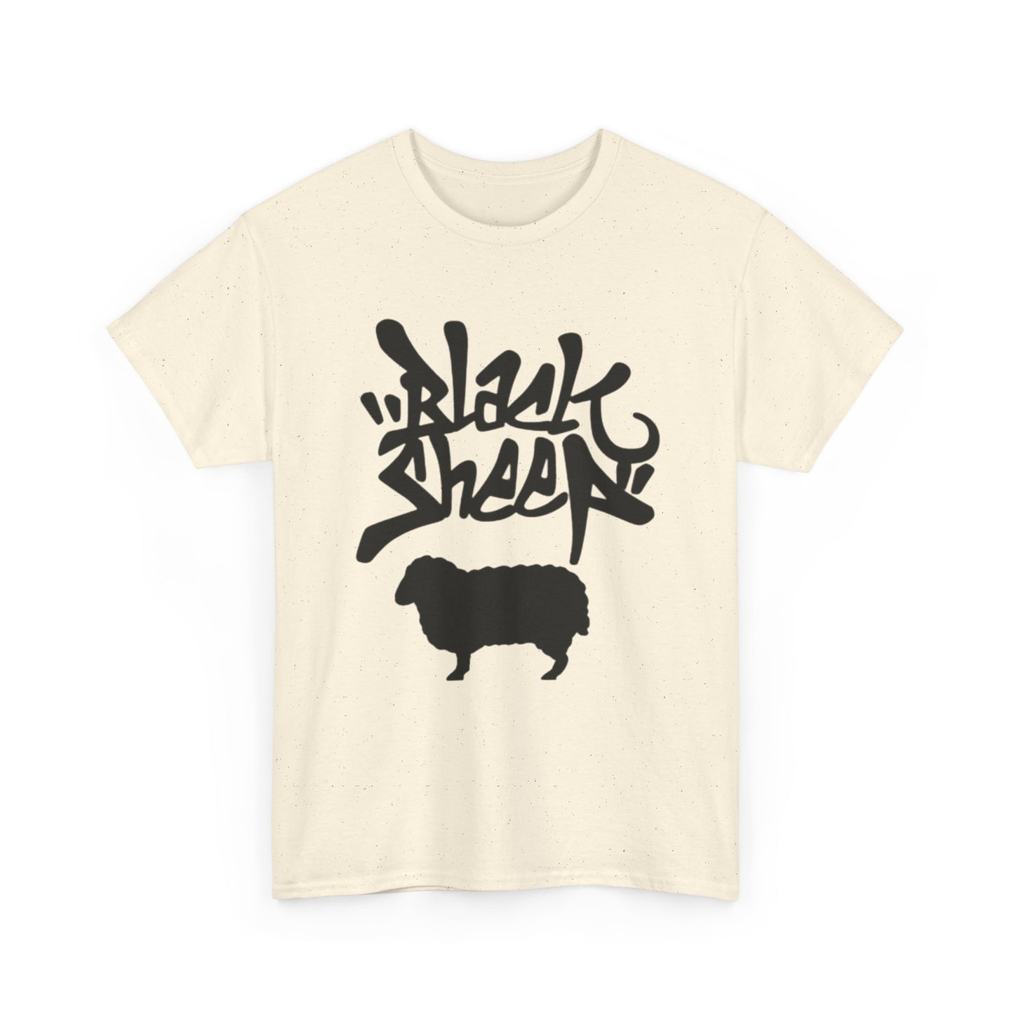 Black Sheep T Shirt Graphic Unisex Heavy Cotton Tee NEW GIFT
