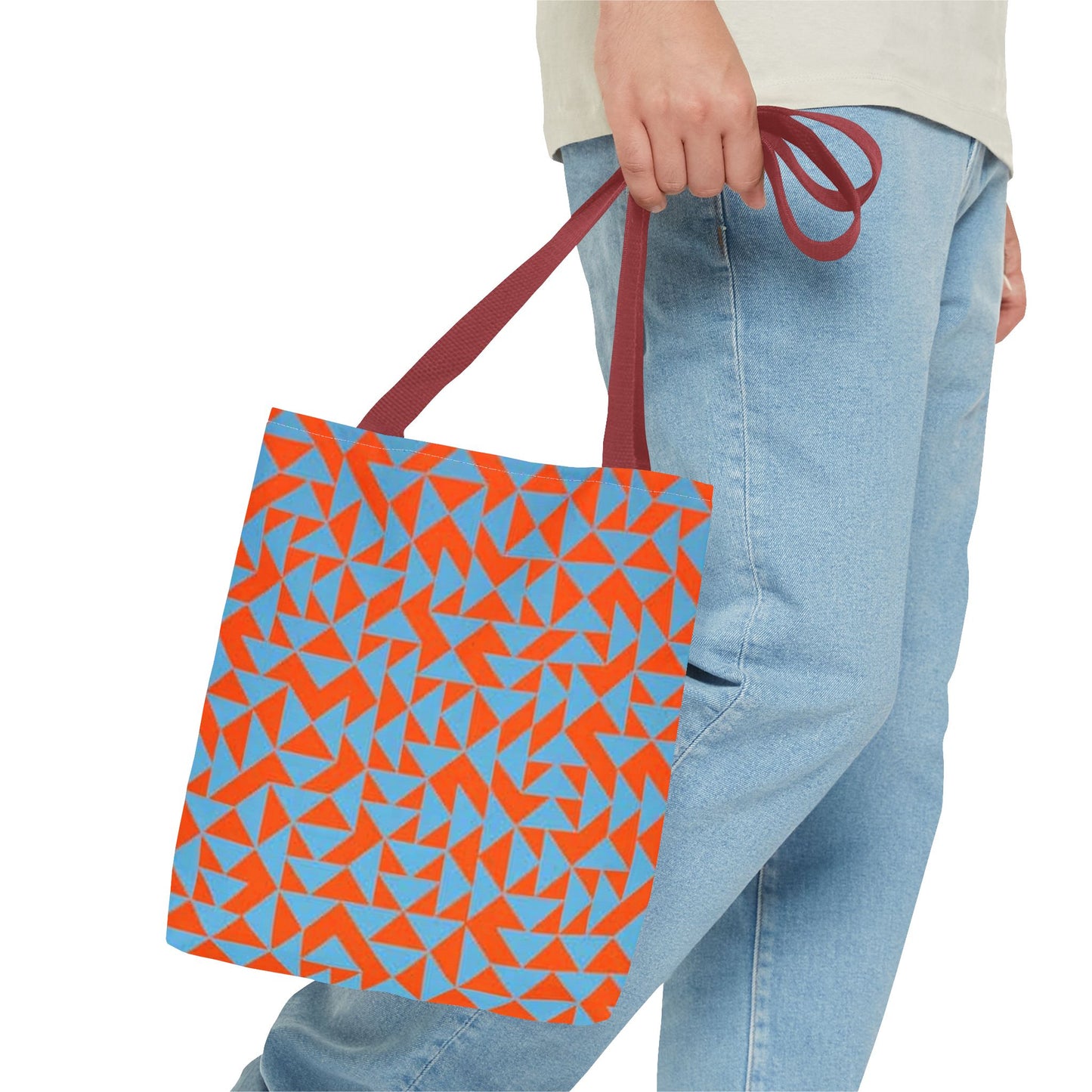 Orange And Blue BRAND NEW Modern Purse - Pocketbook - Travel Tote Bag (AOP)