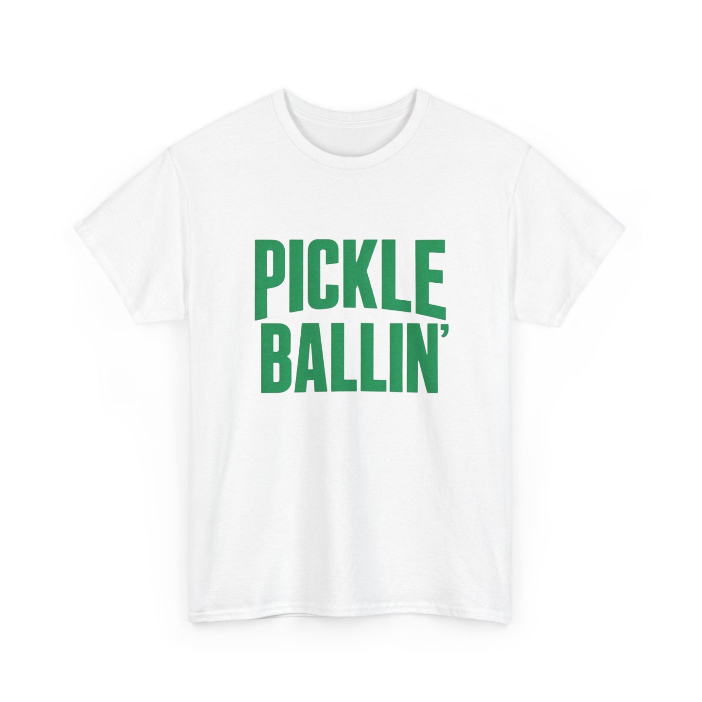 Pickle Ballin Retro Graphic T Shirt Heavy Cotton Tee
