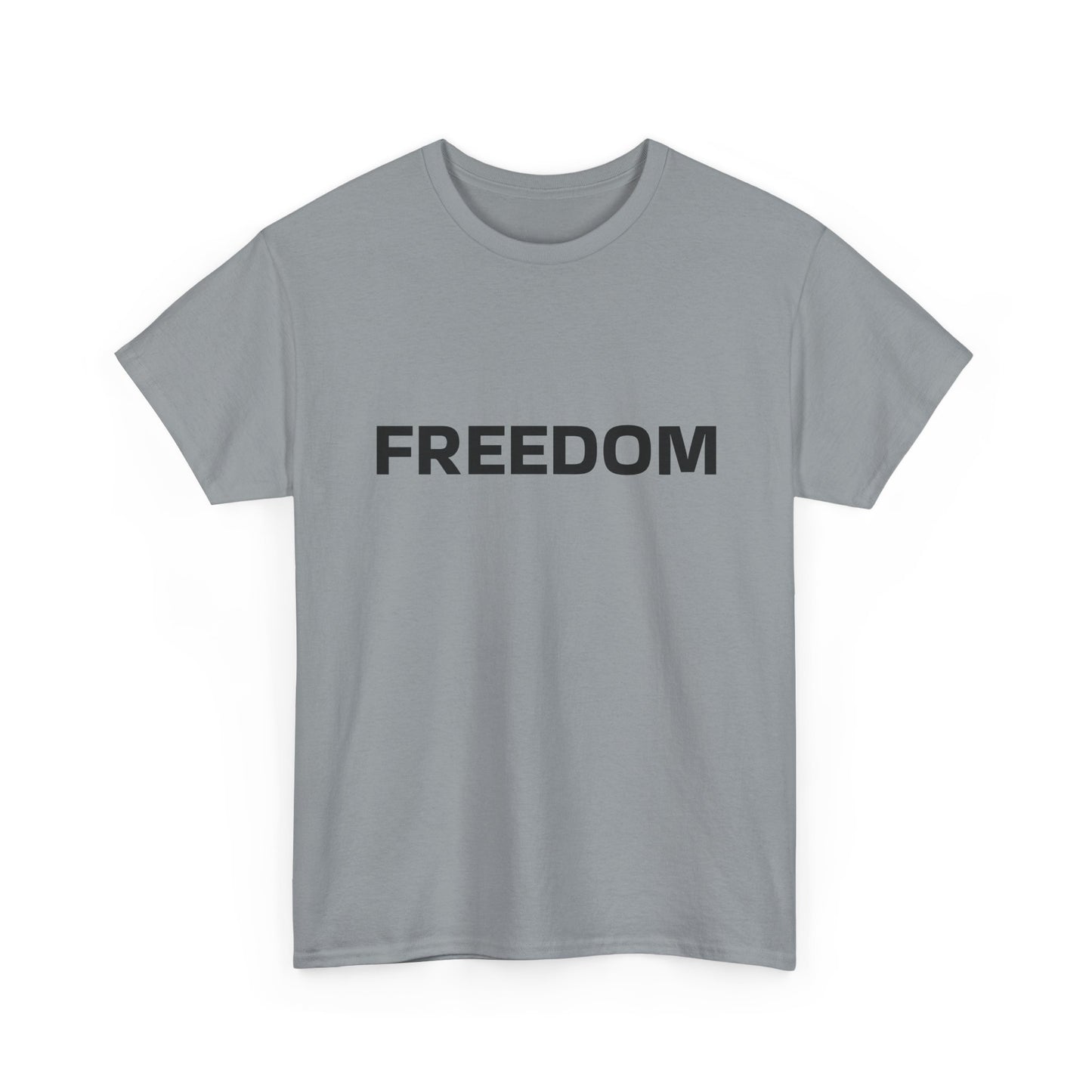Freedom Charlie Kirk T Shirt USA Unisex Heavy Cotton Tee ALL SIZES