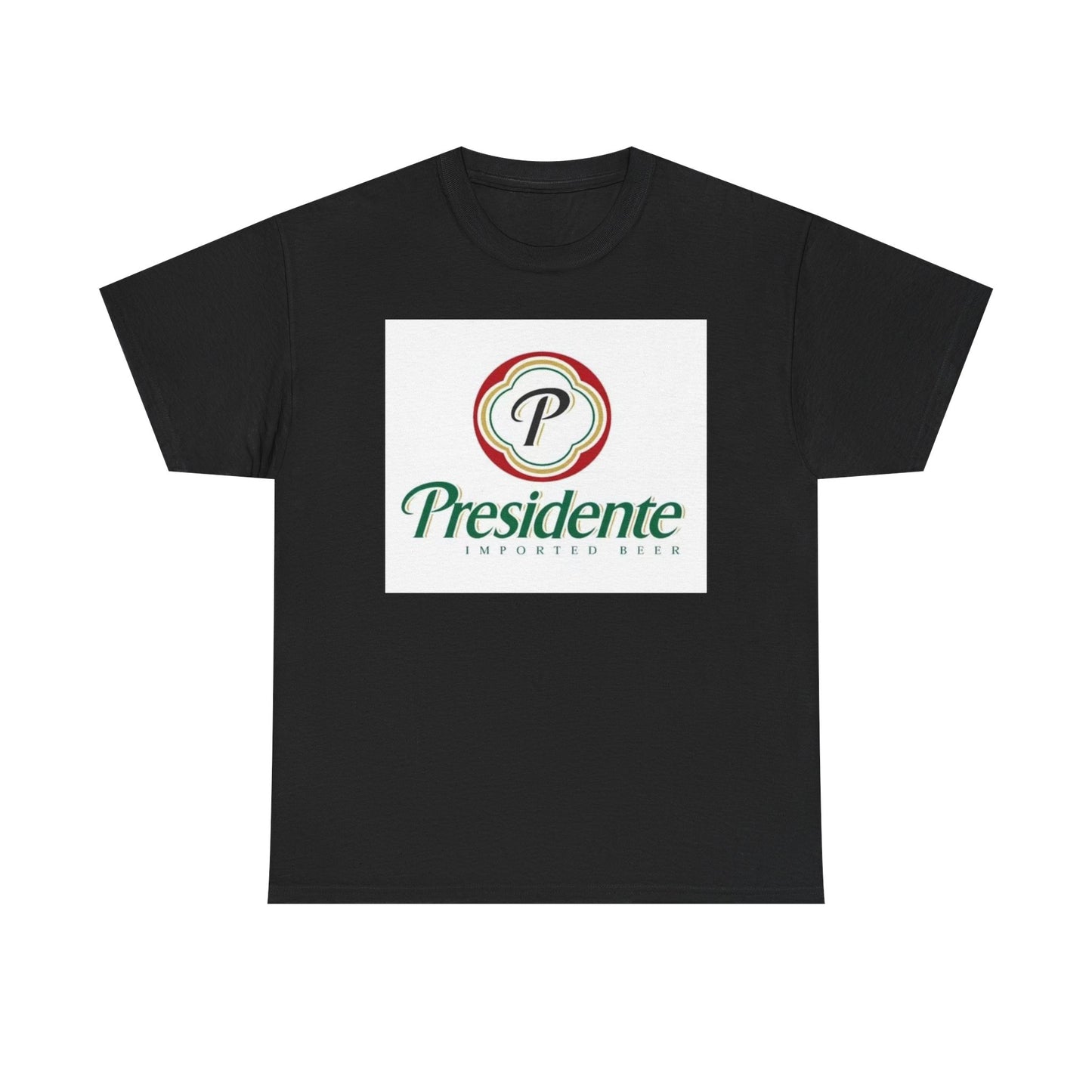 Presidente Dominican Beer Logo Shirt Retro Summer Unisex Heavy Cotton Tee