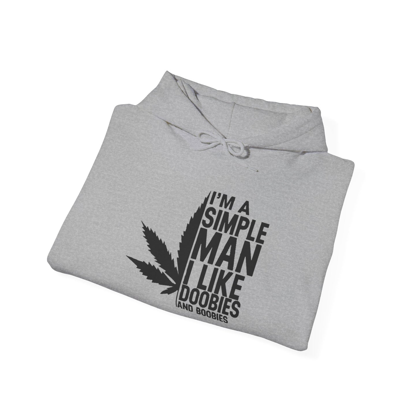 Doobies And Boobies Graphic Hoodie Unisex Heavy Blend™ Hooded Sweatshirt